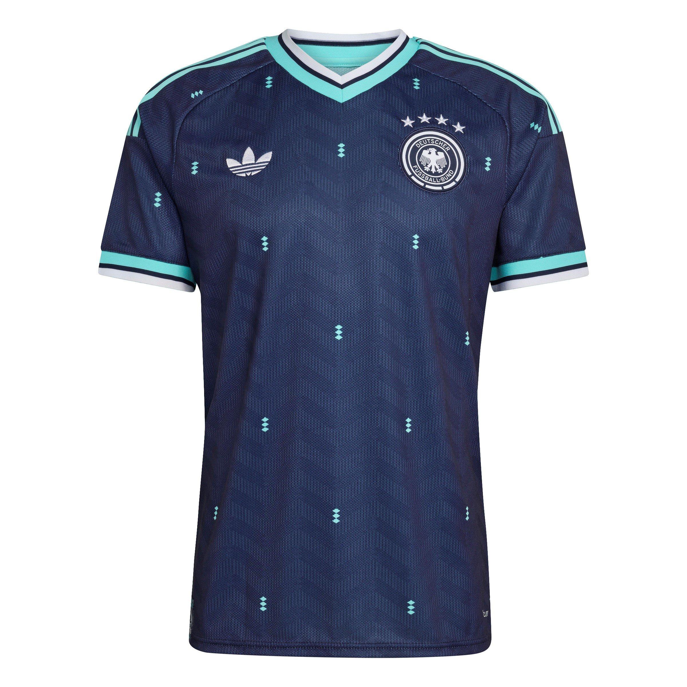 Navy/Black - adidas - Germany World Cup ™ 2026 Mens Away Shirt - 1