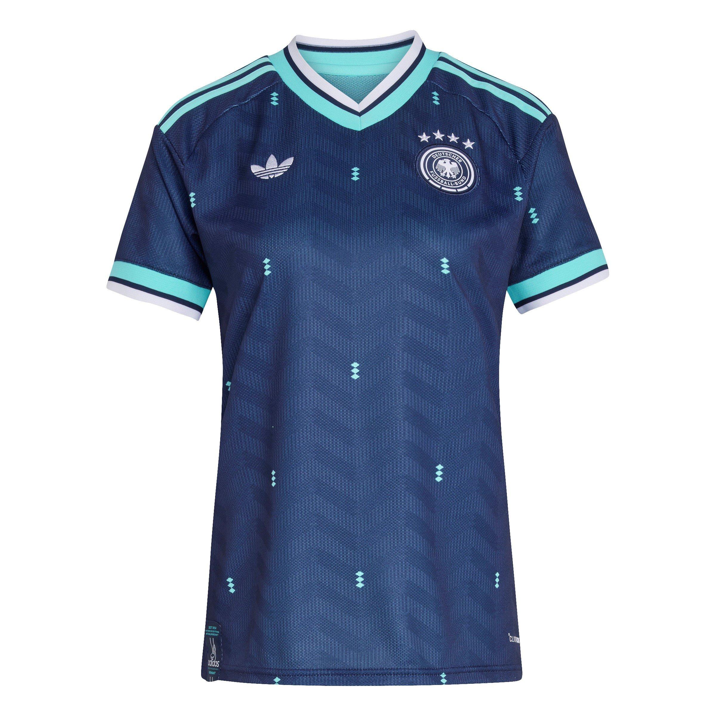 Navy/Black - adidas - Germany Away Shirt World Cup ™ 2026 Womens - 1