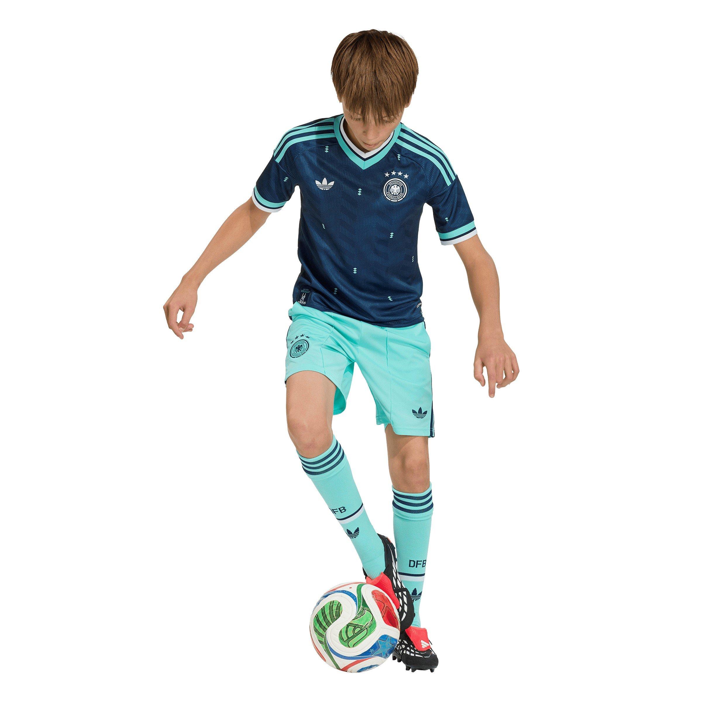 Marineblau/Schwarz - adidas - Germany Away Shirt World Cup ™ 2026 Junior - 7