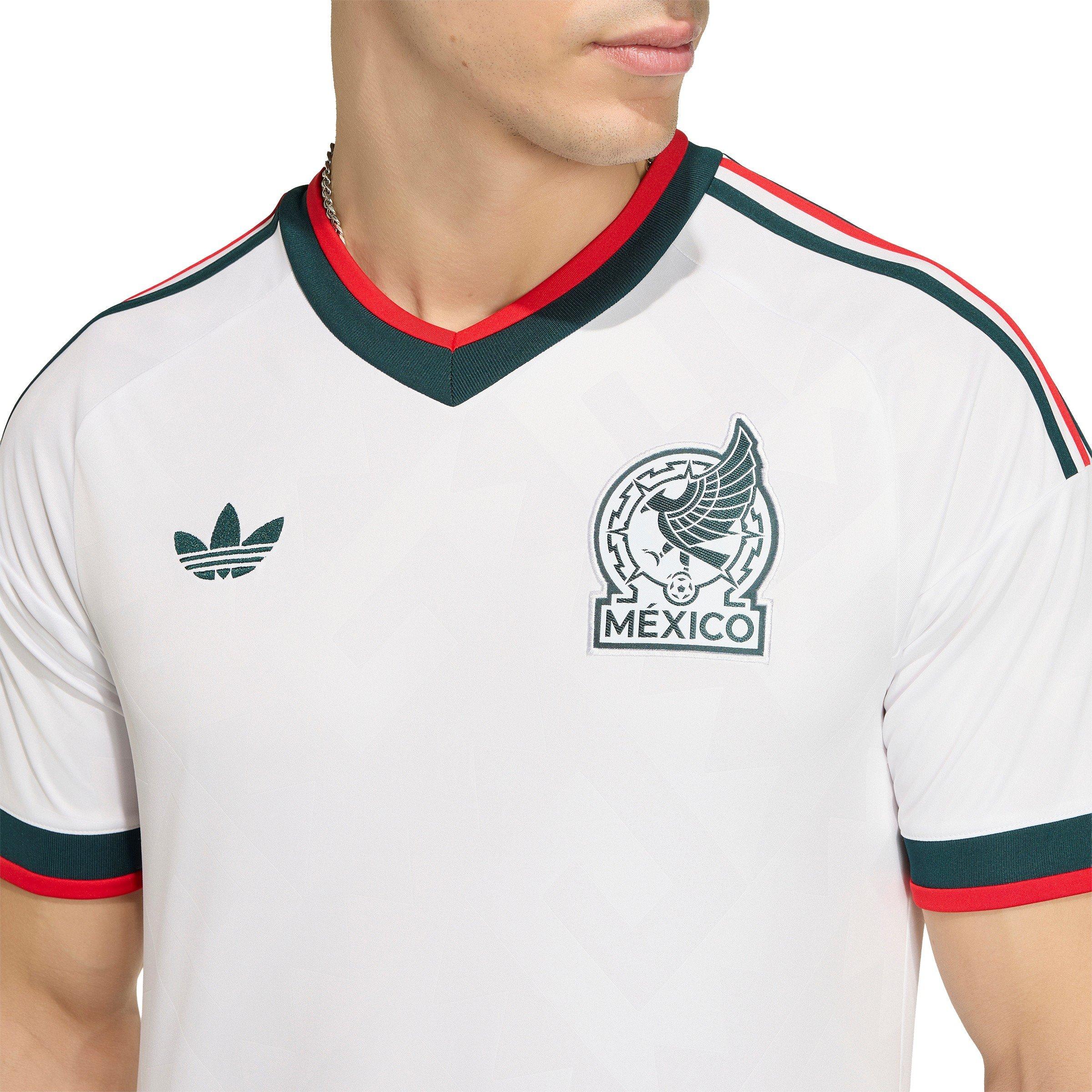 Hvid/Grøn - adidas - Mexico Away Shirt World Cup ™ 2026 Mens - 6