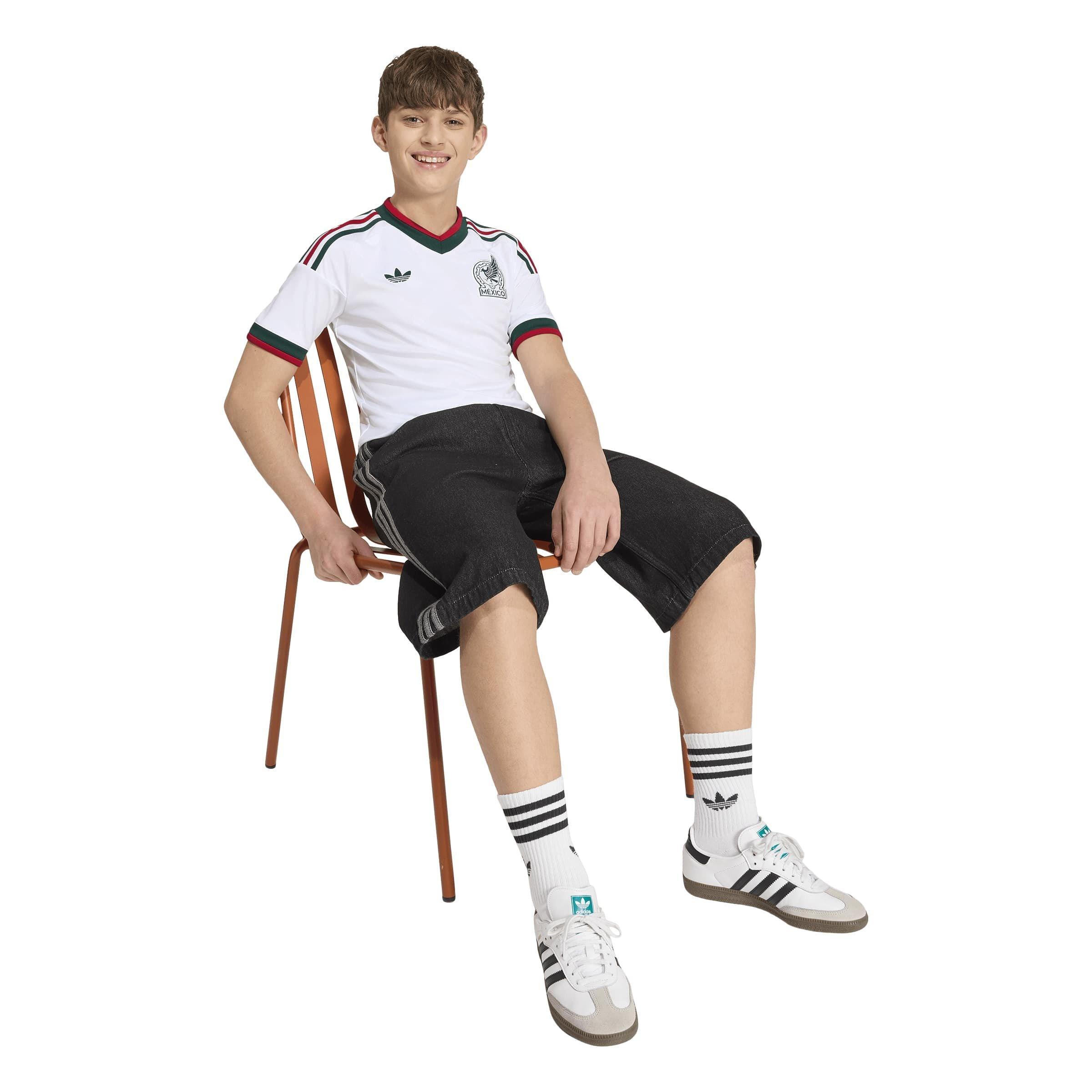 Weiß/Grün - adidas - Mexico Away Shirt World Cup ™ 2026 Junior - 7