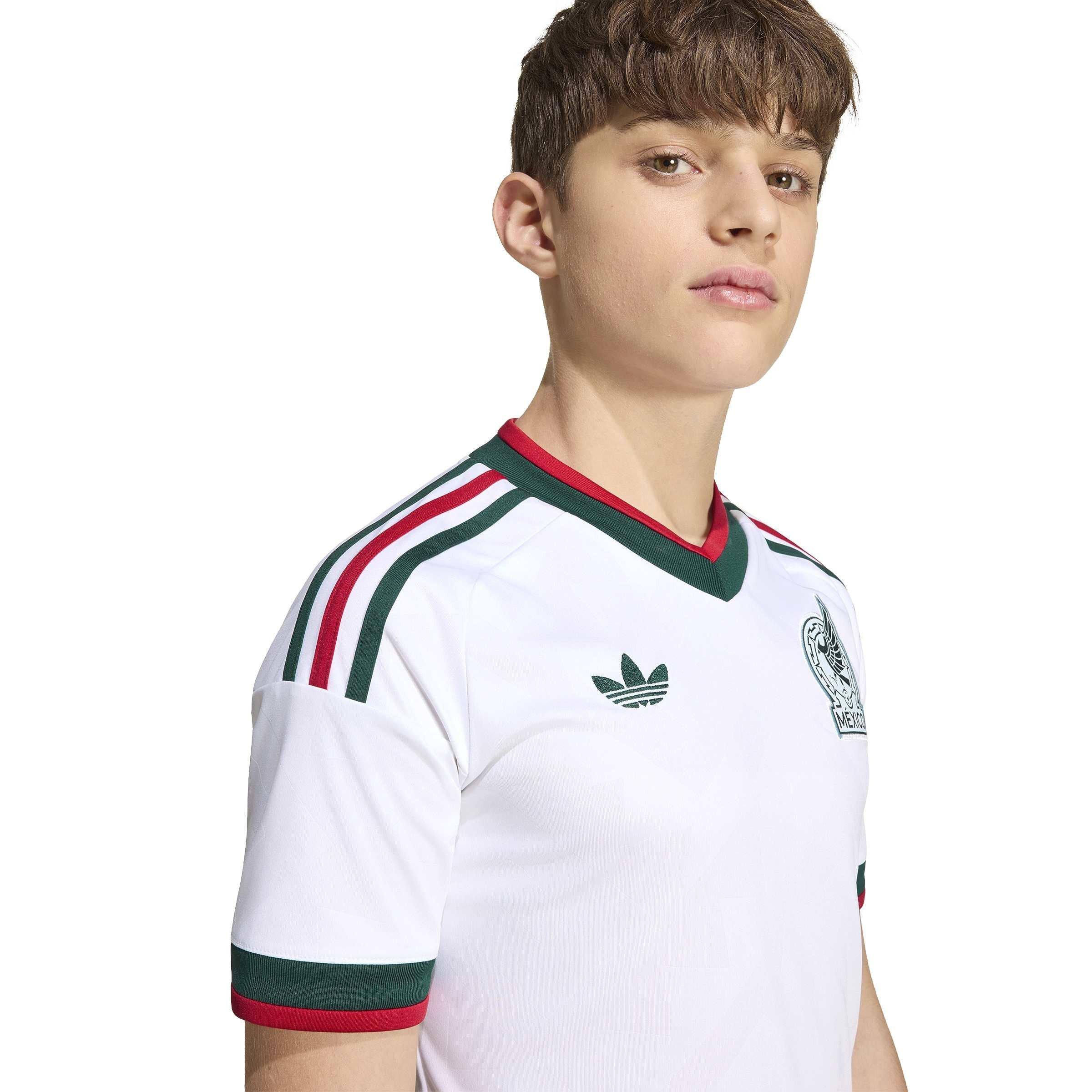 Weiß/Grün - adidas - Mexico Away Shirt World Cup ™ 2026 Junior - 8