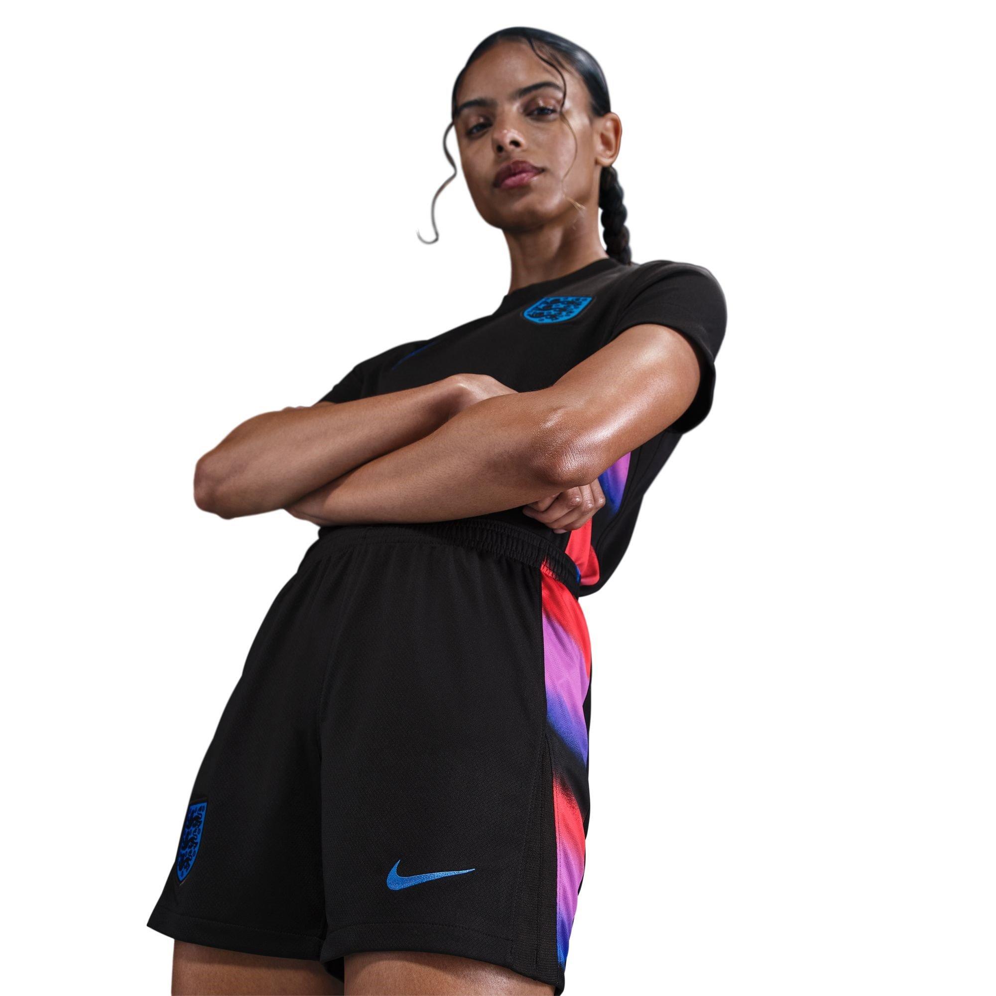 Black/Blue - Nike - England Away Short 2025 Womens - 4