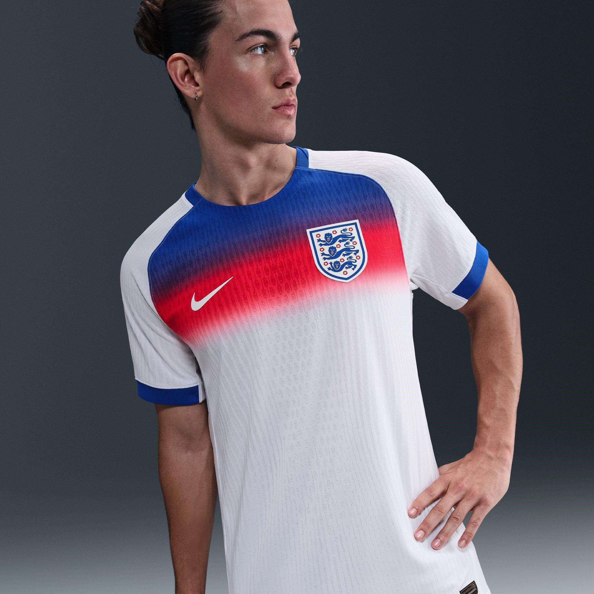 White/Blue - Nike - England Authentic Home Shirt 2025 Adults - 11