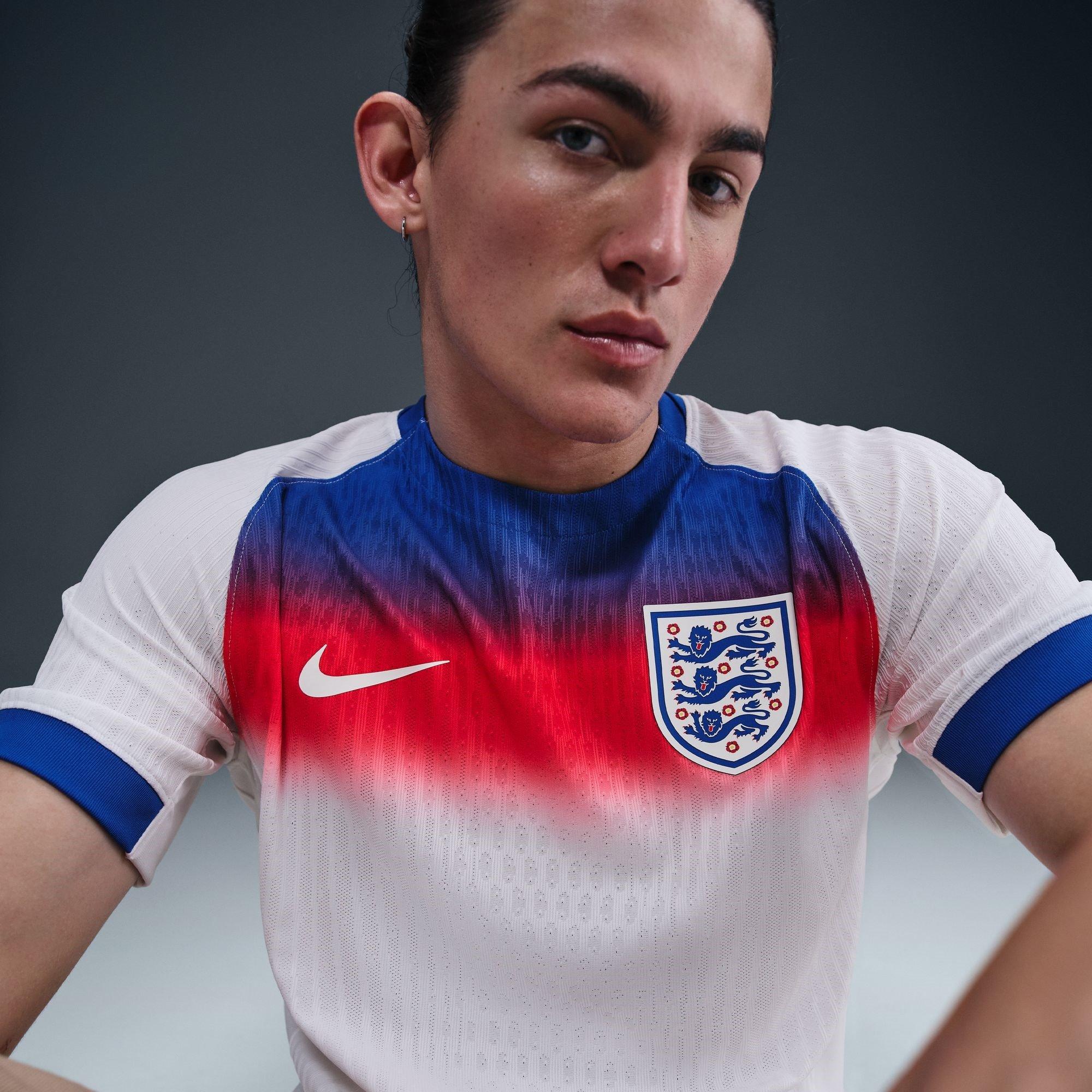 White/Blue - Nike - England Authentic Home Shirt 2025 Adults - 13