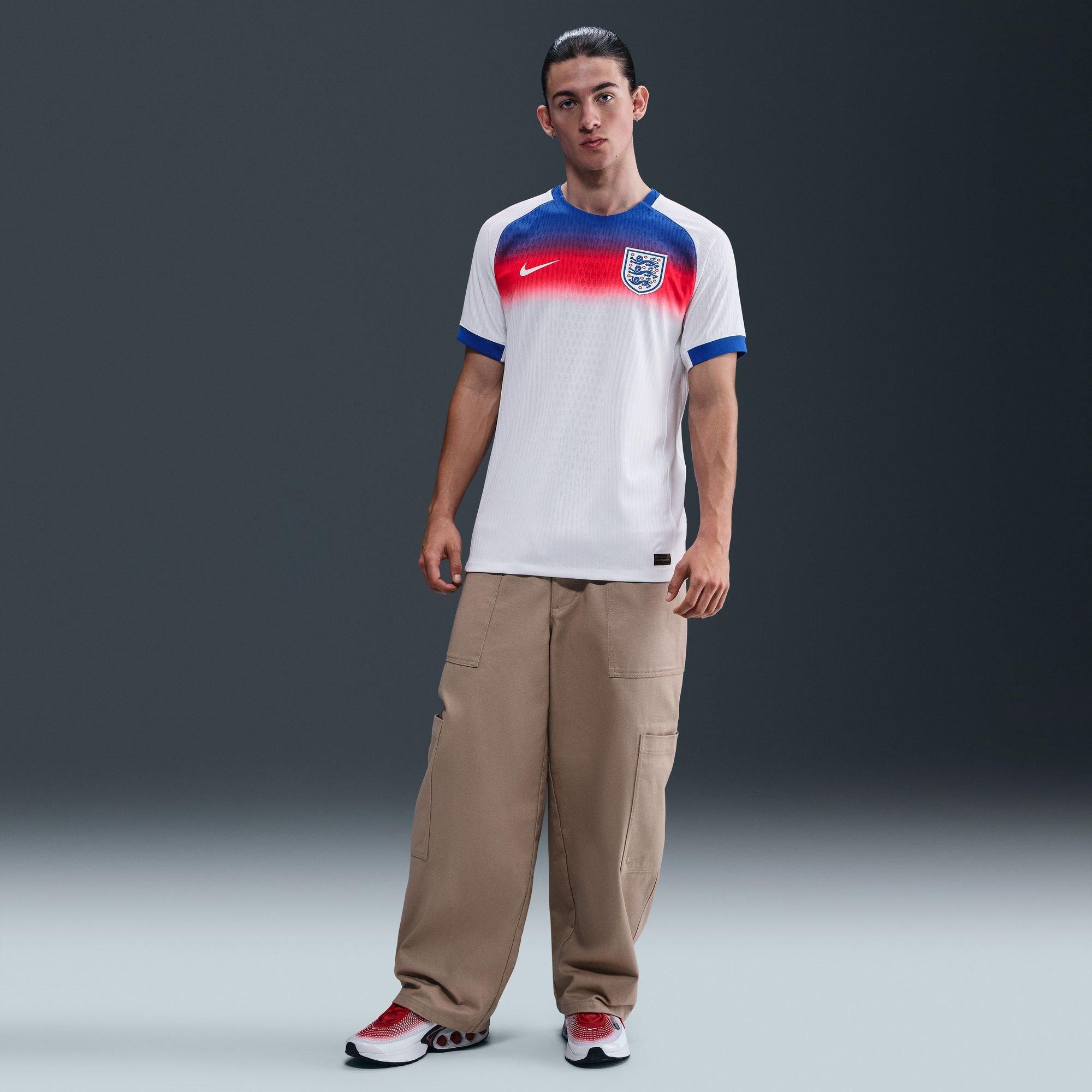 White/Blue - Nike - England Authentic Home Shirt 2025 Adults - 7