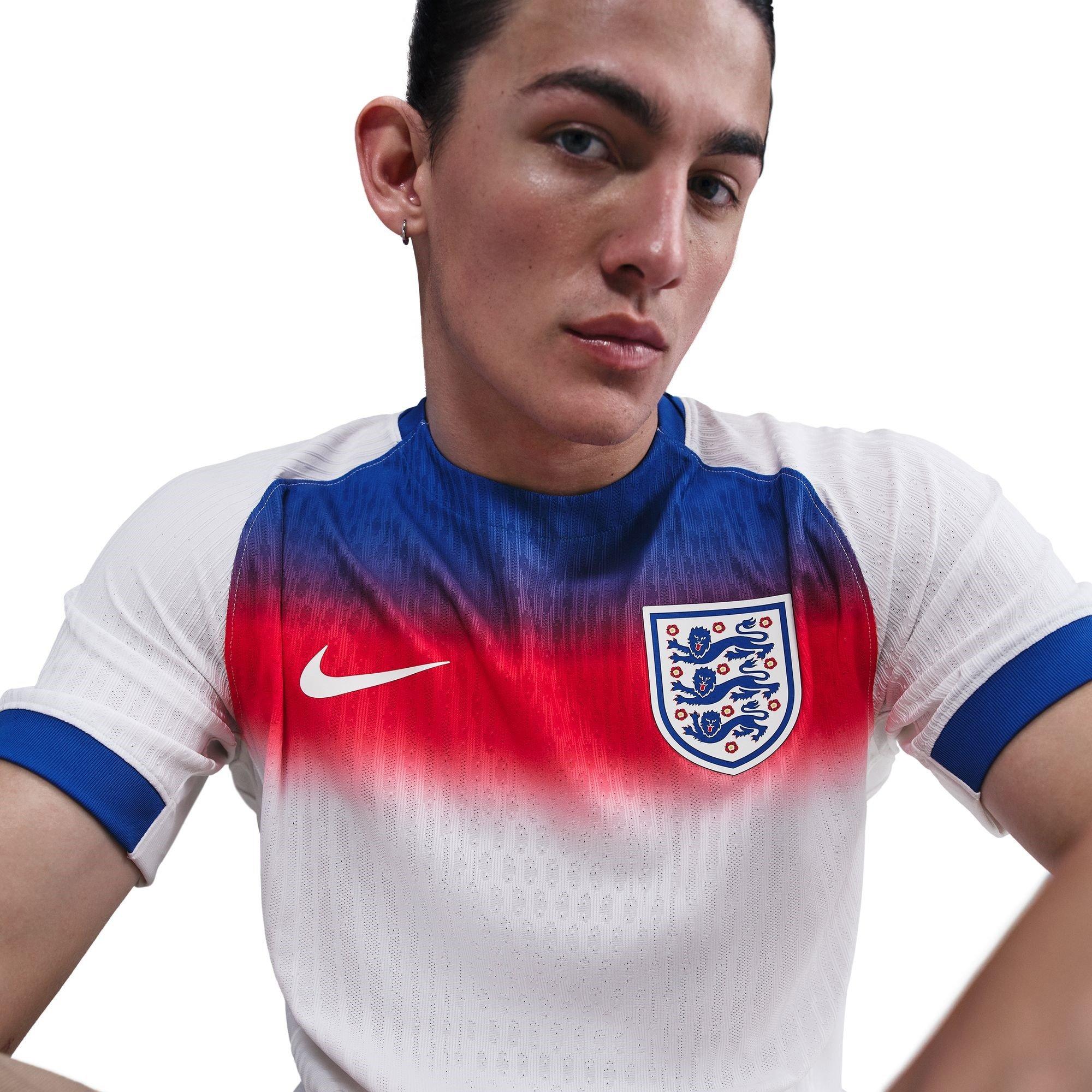White/Blue - Nike - England Authentic Home Shirt 2025 Adults - 9