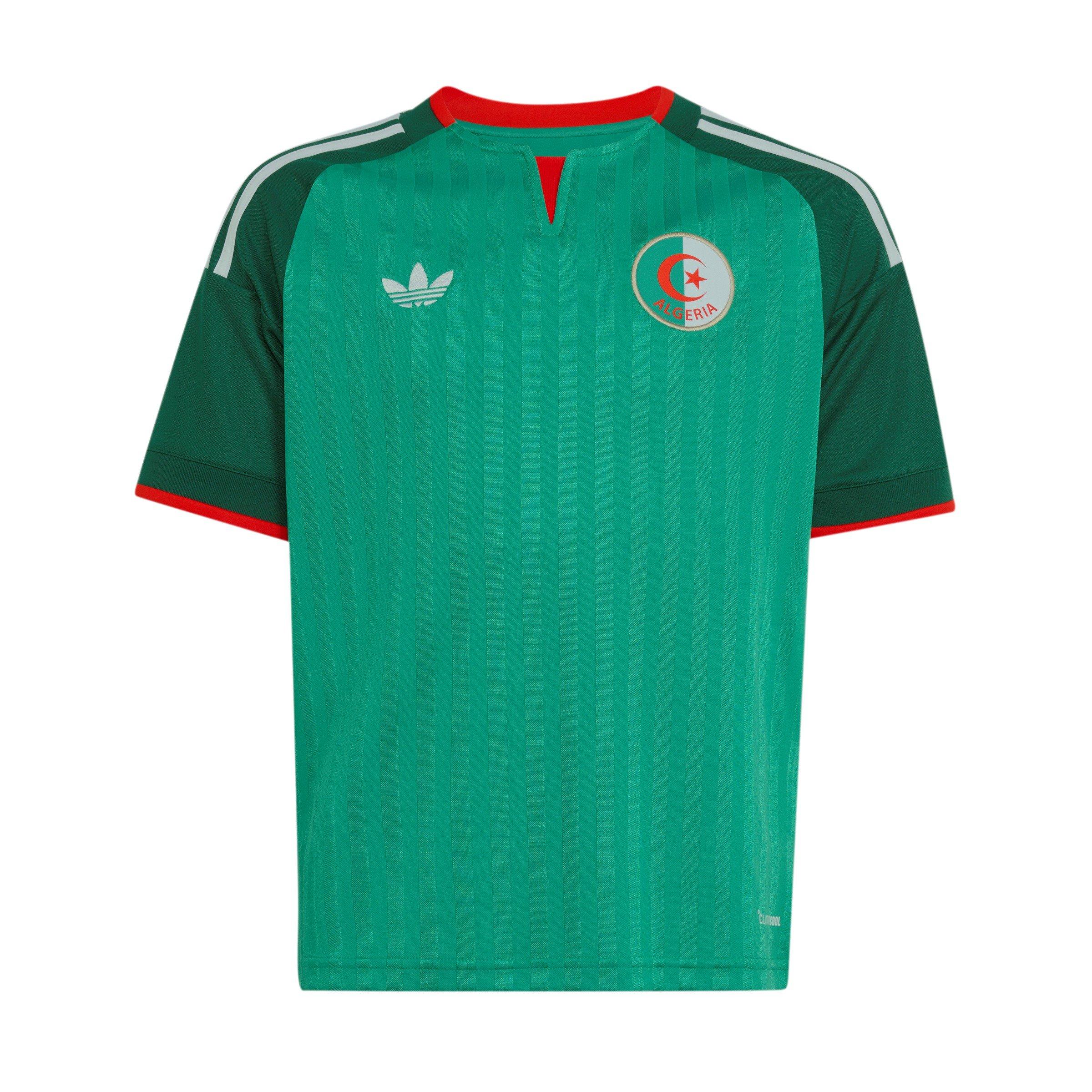 Green/White - adidas - Algeria Away Shirt World Cup ™ 2026 Junior - 1