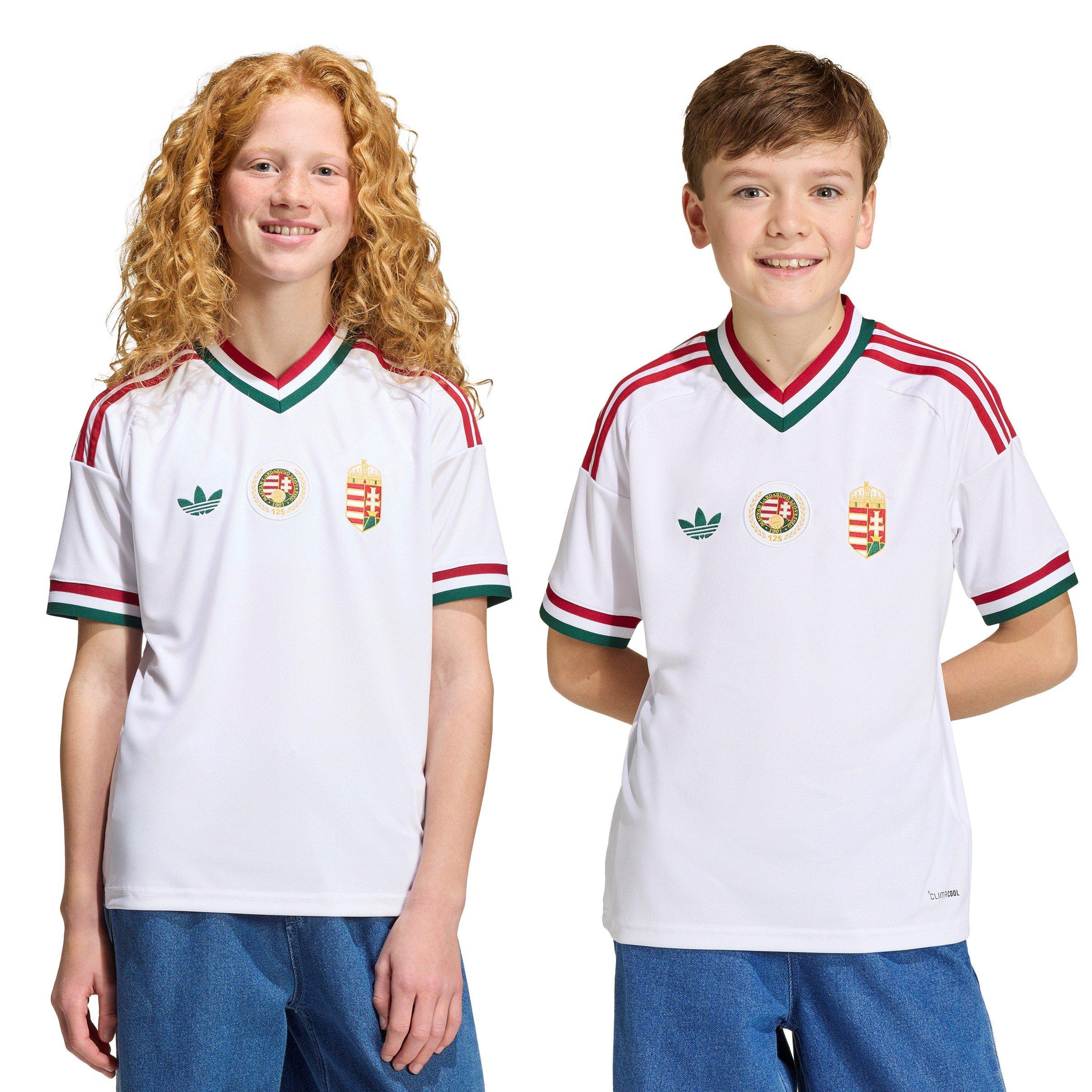 Wit/Rood - adidas - Hungary Away Shirt World Cup ™ 2026 Junior - 3