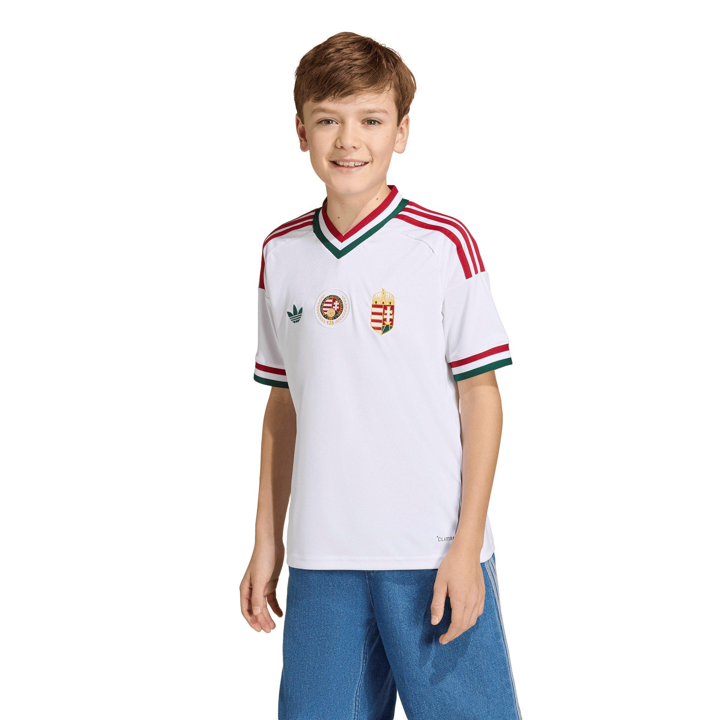 Wit/Rood - adidas - Hungary Away Shirt World Cup ™ 2026 Junior - 5