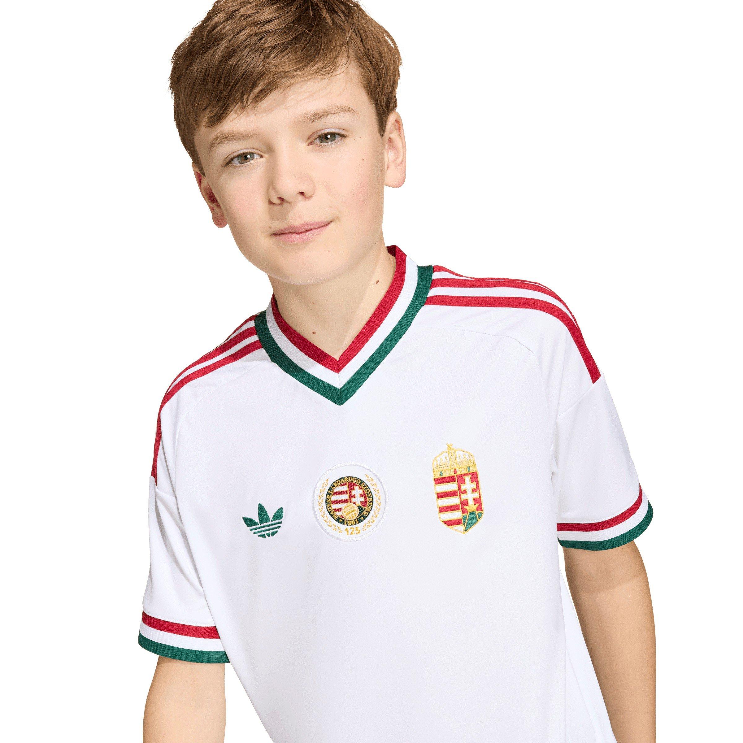 Wit/Rood - adidas - Hungary Away Shirt World Cup ™ 2026 Junior - 8