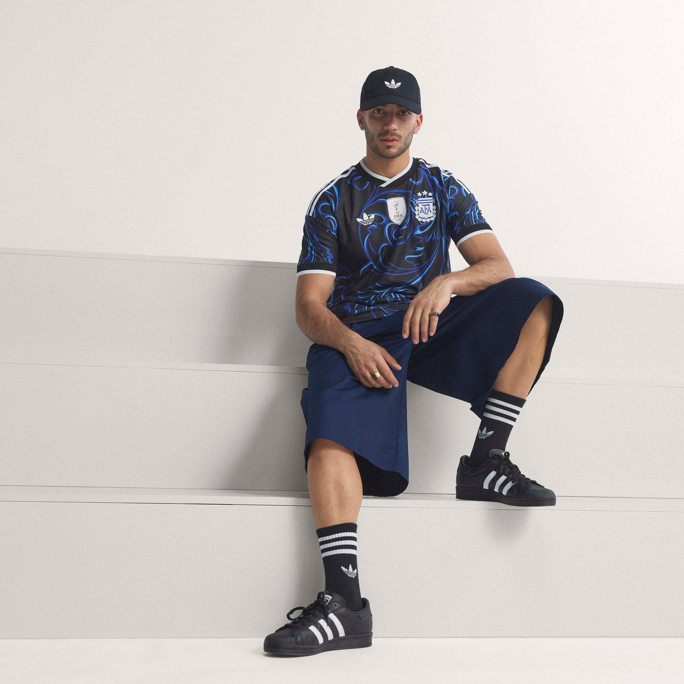 Sort/Blå - adidas - Argentina Authentic Away Shirt World Cup ™ 2026 Adults - 14