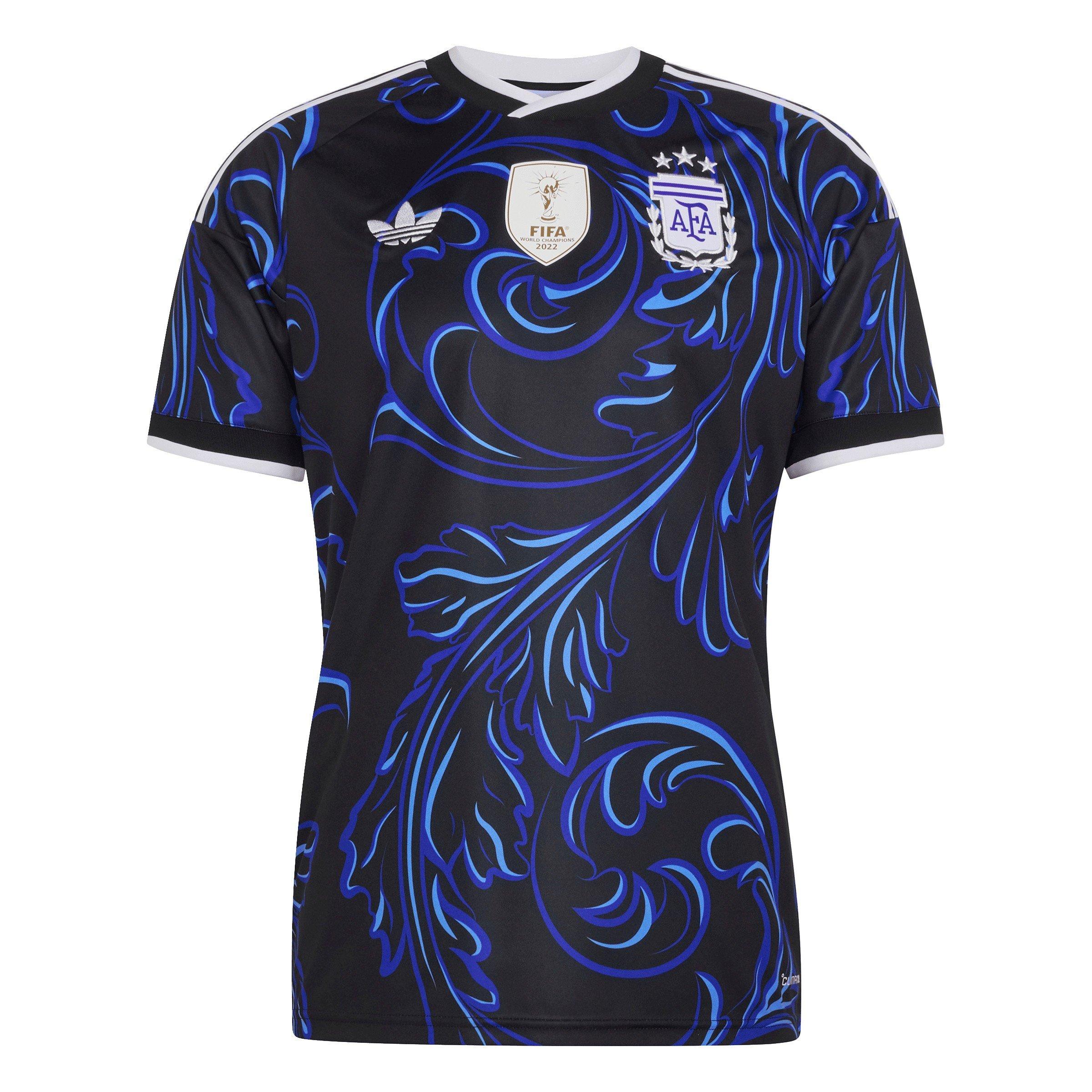 Black/Blue - adidas - Argentina World Cup ™ 2026 Mens Away Shirt - 1