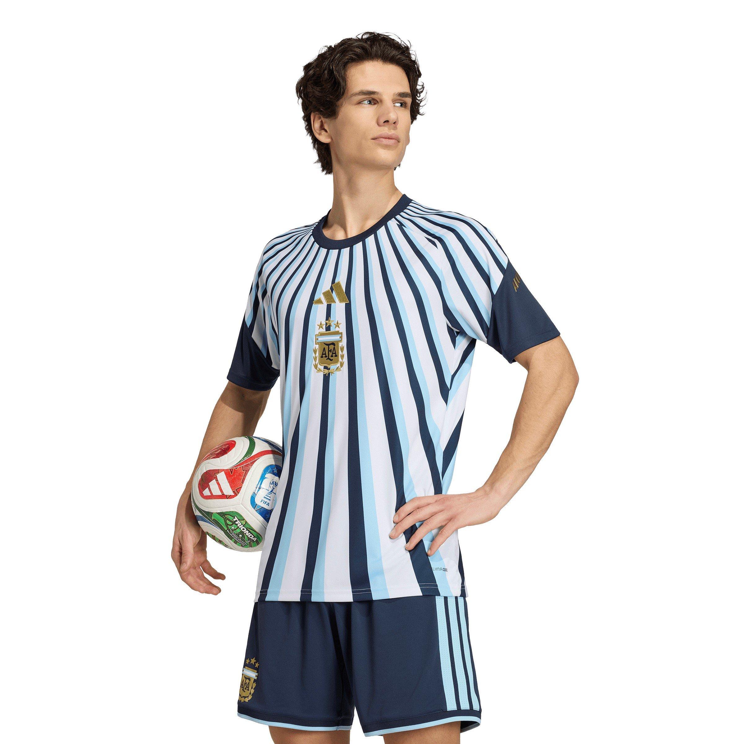 Weiß/Blau - adidas - Men's Argentina Short-Sleeve T-Shirt - 3