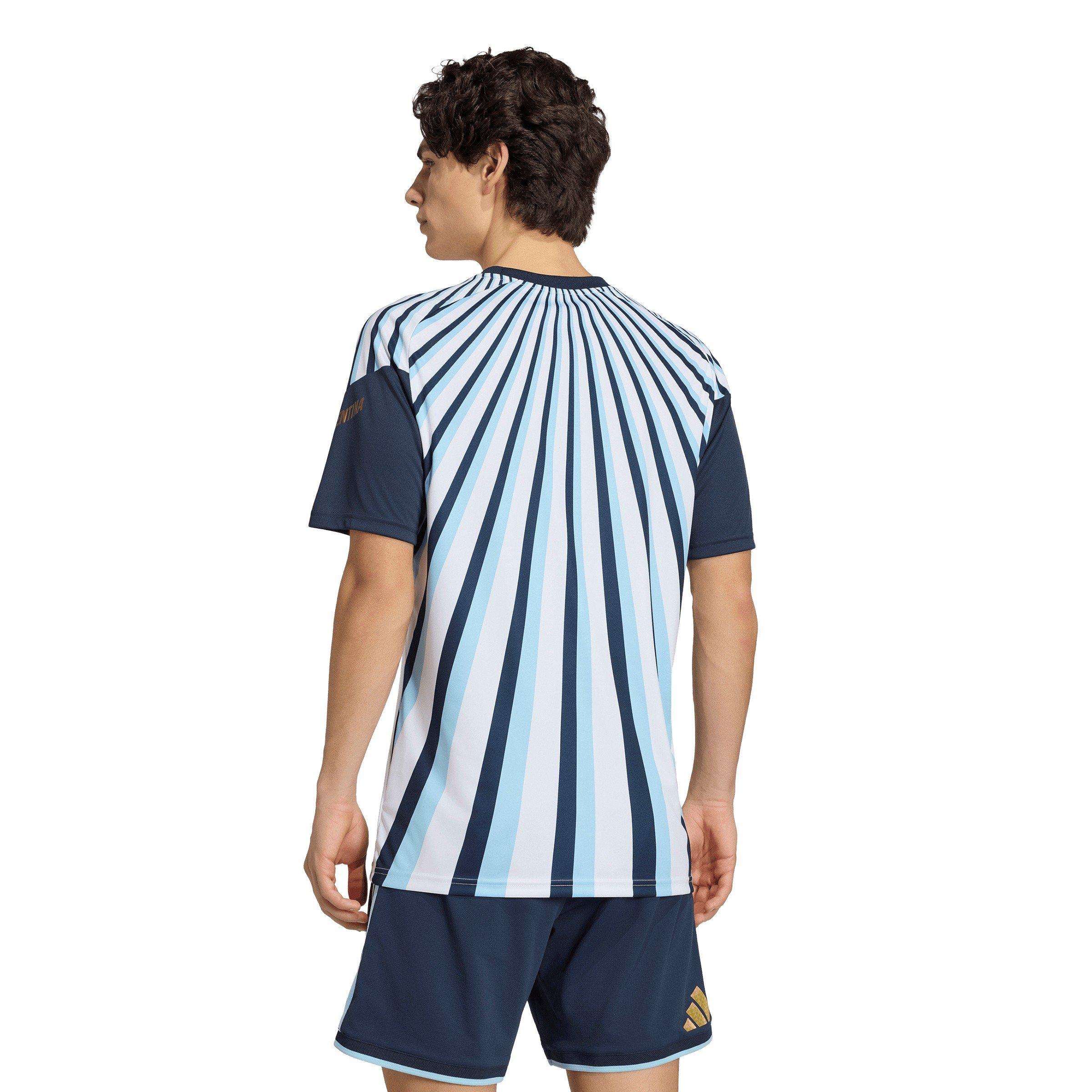 Weiß/Blau - adidas - Men's Argentina Short-Sleeve T-Shirt - 4