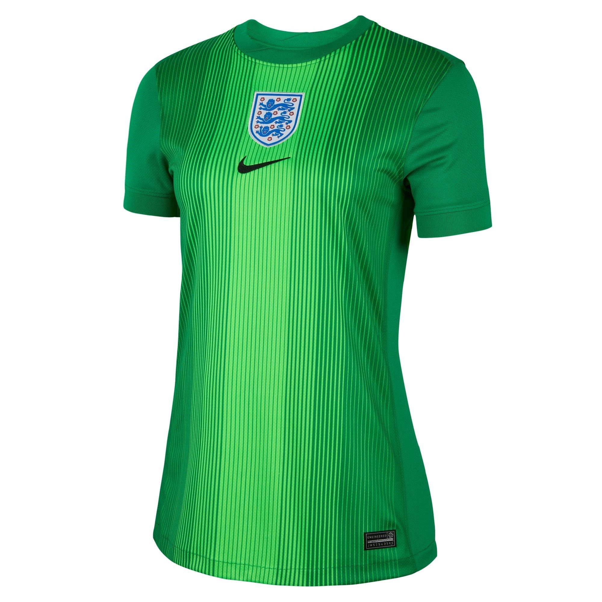 Green/Black - Nike - England Goalkeeper Shirt 2025 Womens - 1