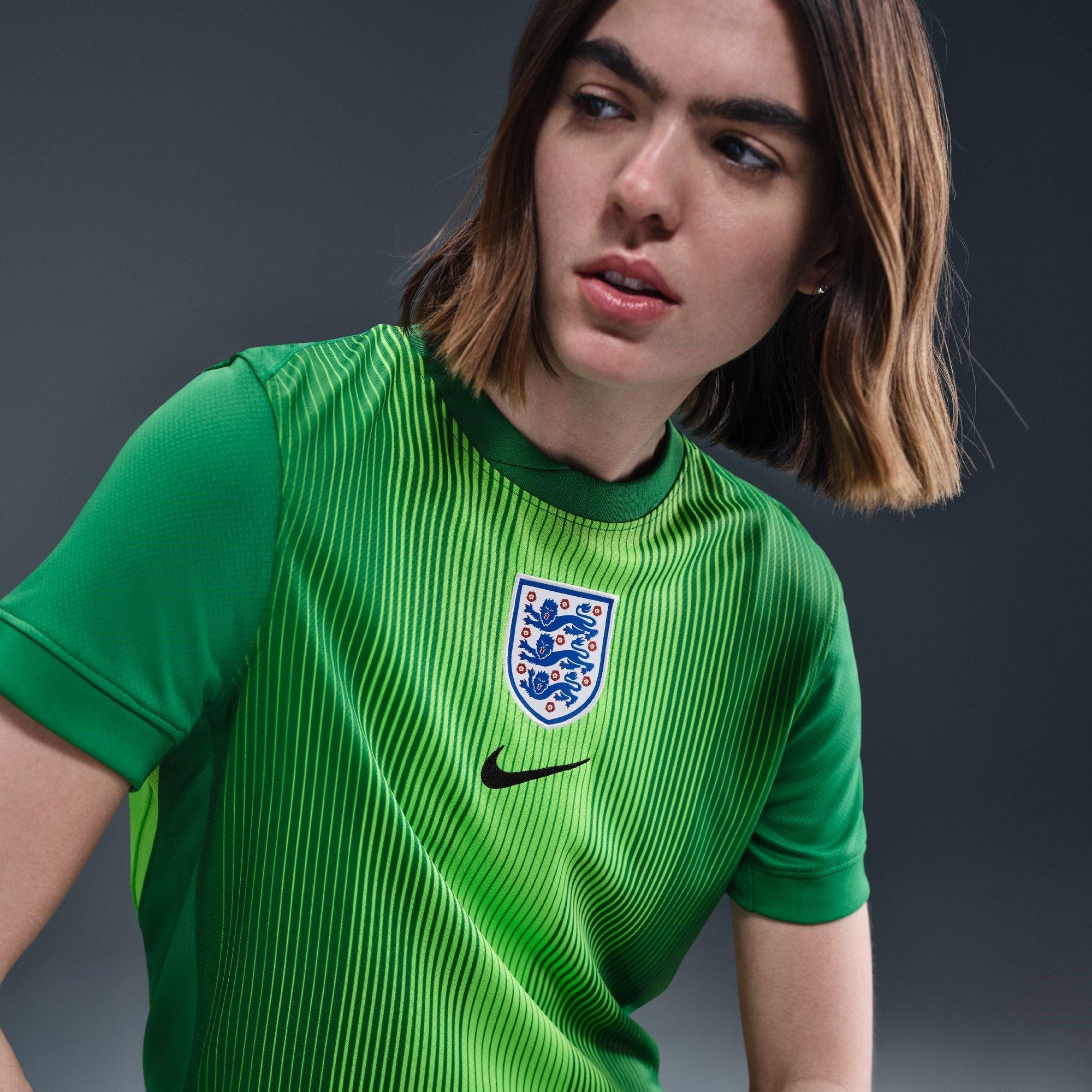 Green/Black - Nike - England Goalkeeper Shirt 2025 Womens - 13