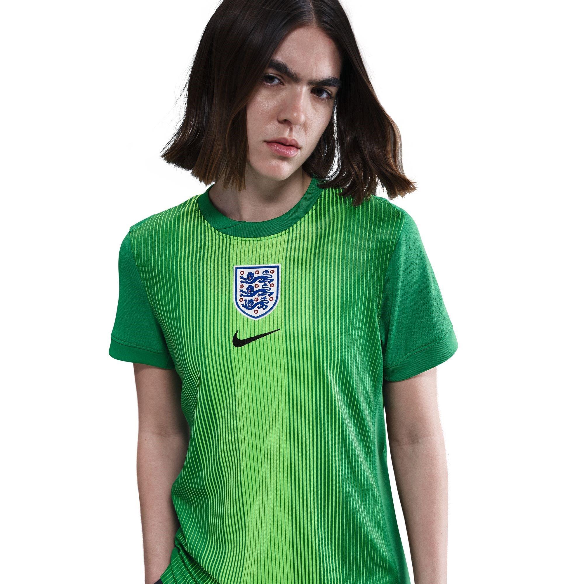 Green/Black - Nike - England Goalkeeper Shirt 2025 Womens - 3