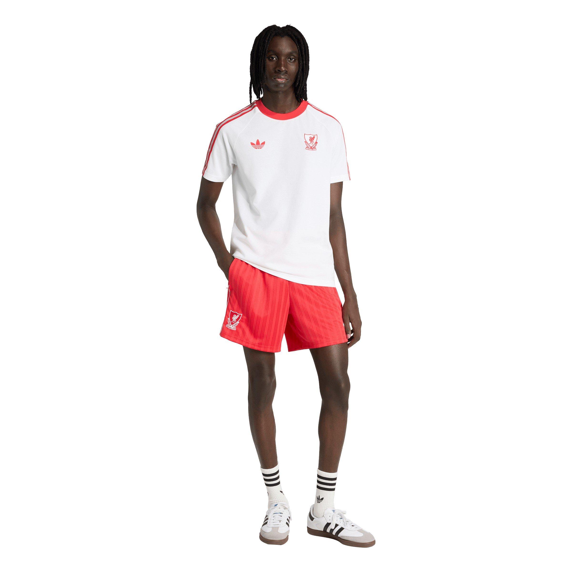Rojo/Blanco - adidas - Mens Liverpool Originals Shorts 25/26 - 7