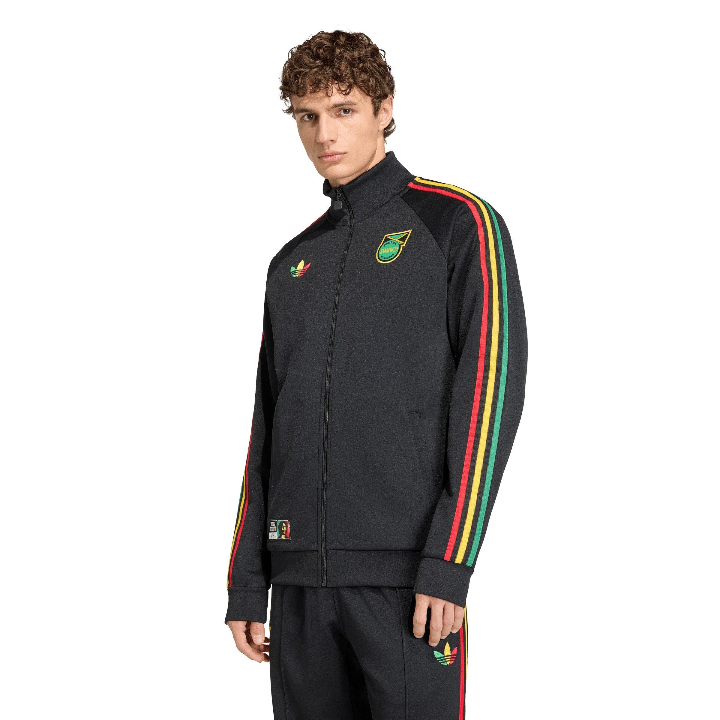 Sort/Gul - adidas - Mens Jamaica Tracksuit Top 2026 - 2