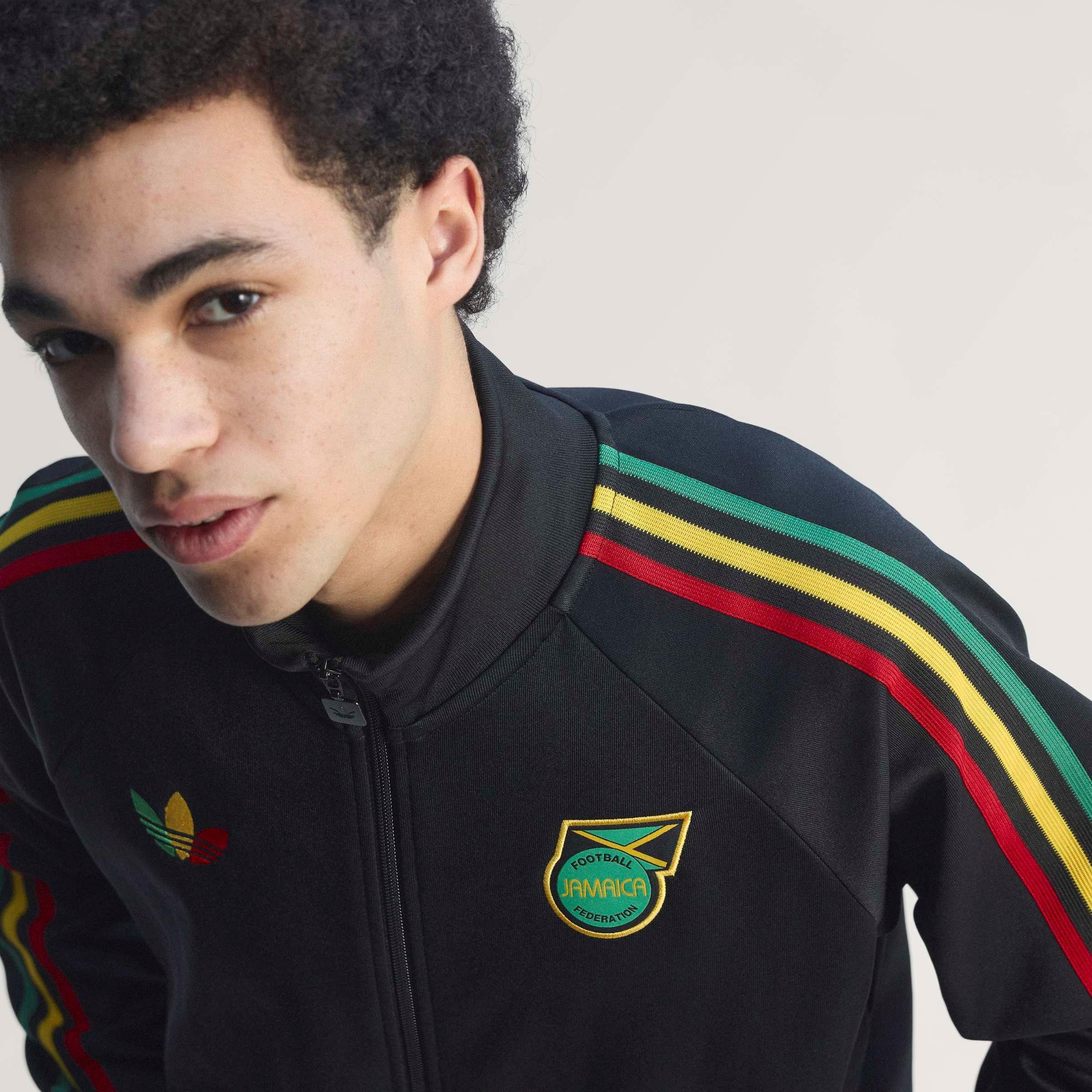 Sort/Gul - adidas - Mens Jamaica Tracksuit Top 2026 - 14