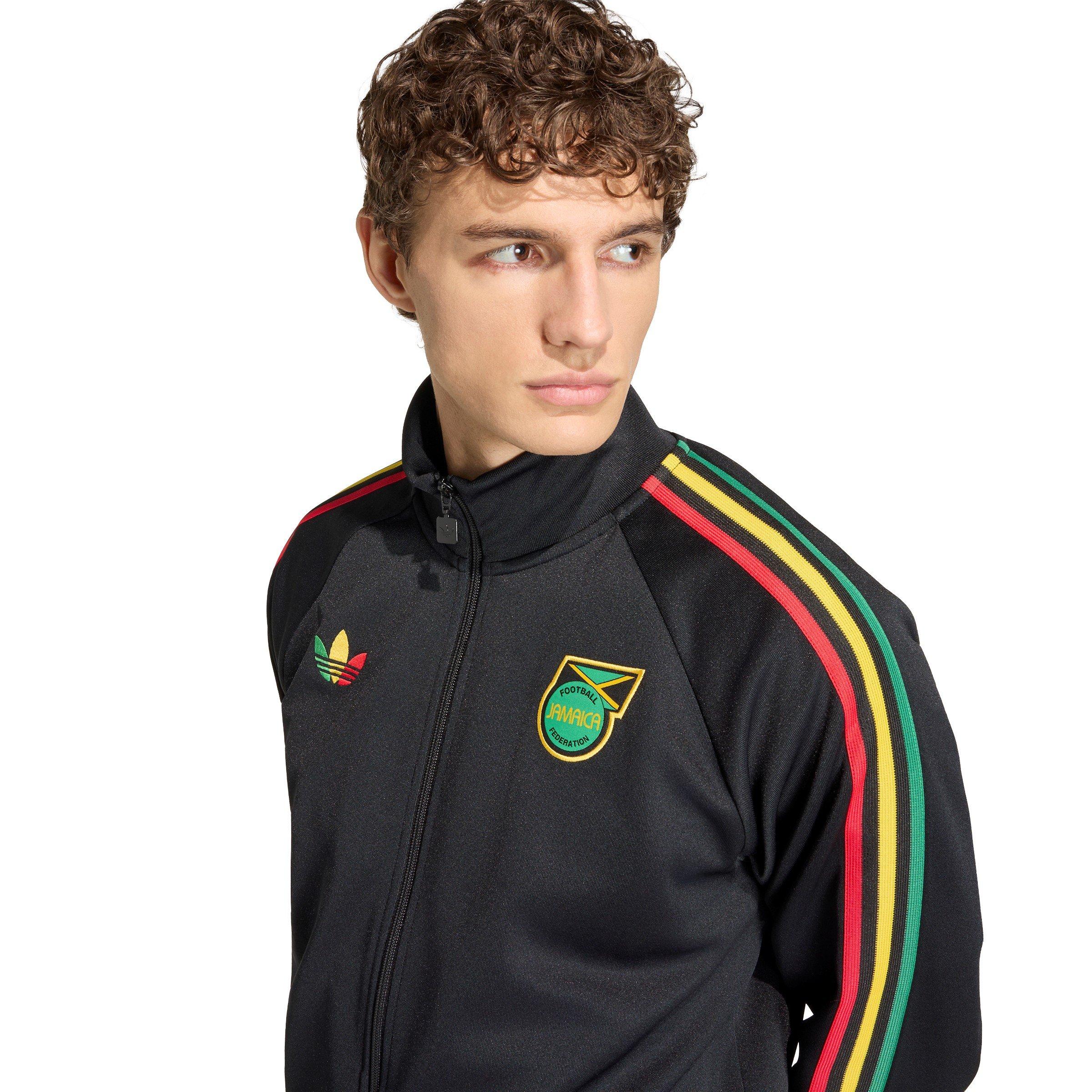 Sort/Gul - adidas - Mens Jamaica Tracksuit Top 2026 - 4