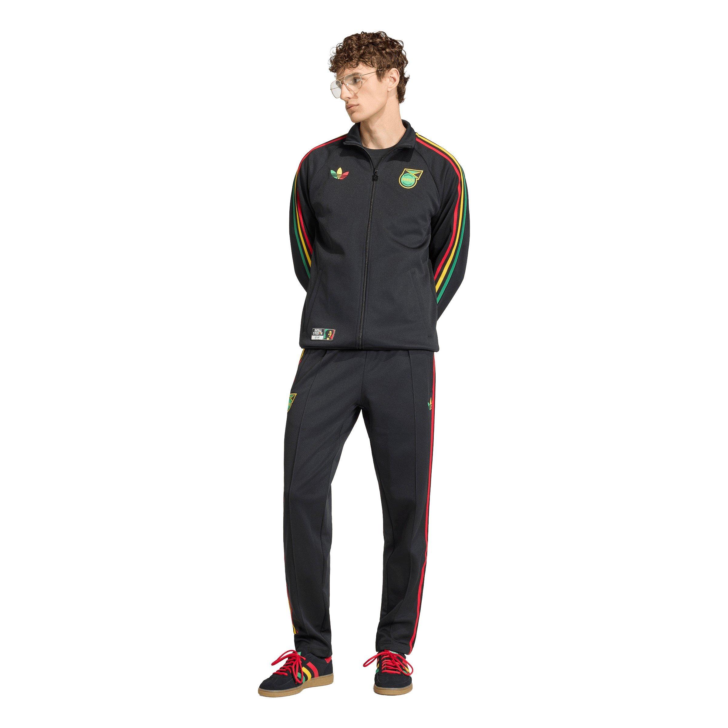 Sort/Gul - adidas - Mens Jamaica Tracksuit Top 2026 - 7