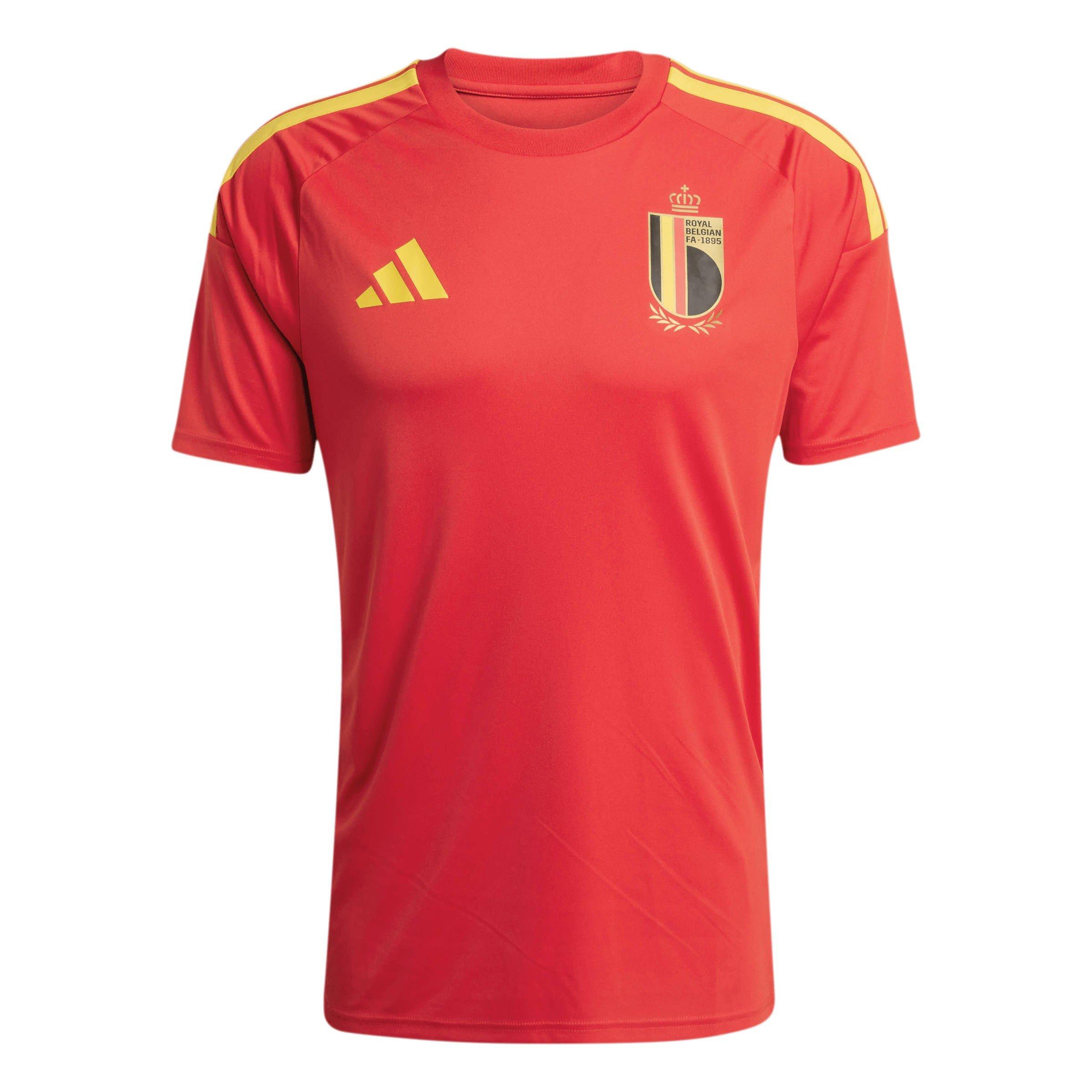 Rød/Guld - adidas - Belgium Fan Jersey World Cup ™ 2026 Adults - 1