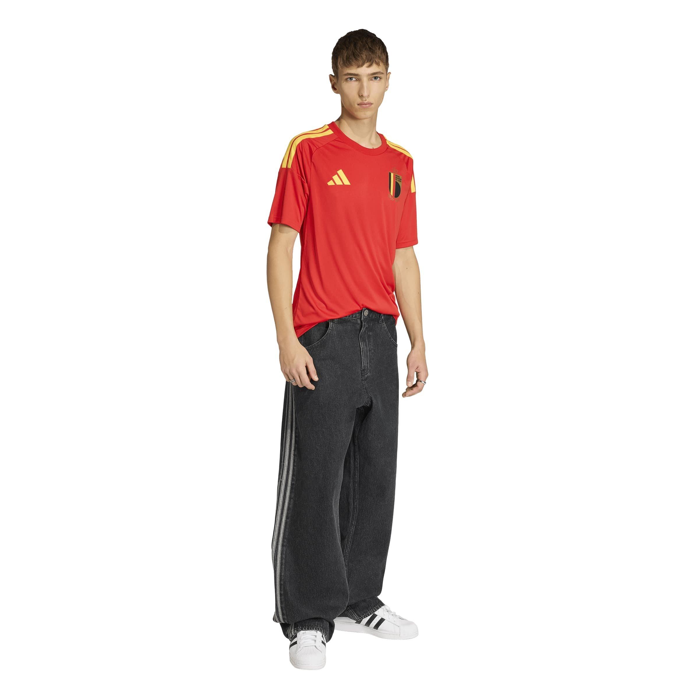Rød/Guld - adidas - Belgium Fan Jersey World Cup ™ 2026 Adults - 7