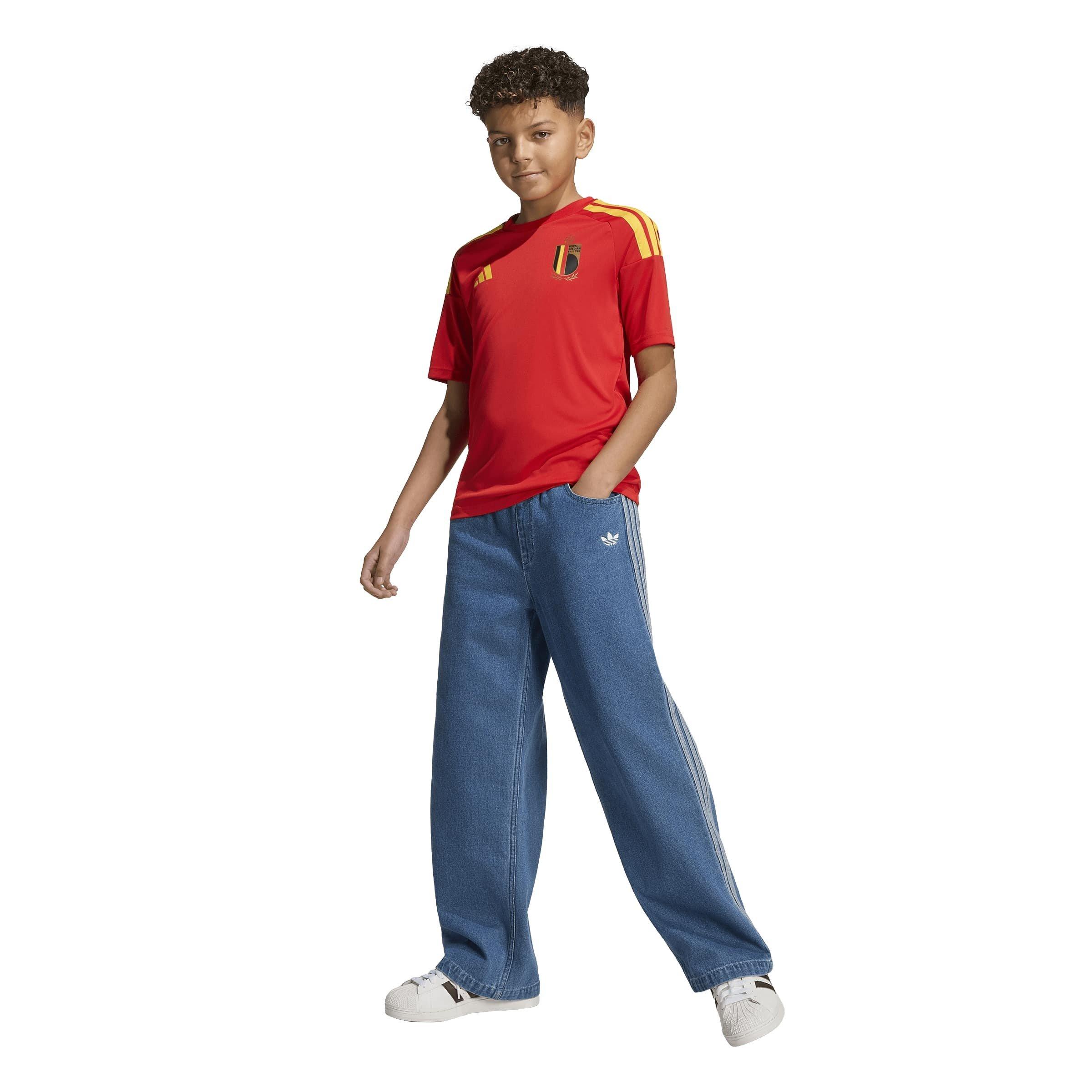 Rot/Gold - adidas - Belgium Fan Jersey World Cup ™ 2026 Junior - 7