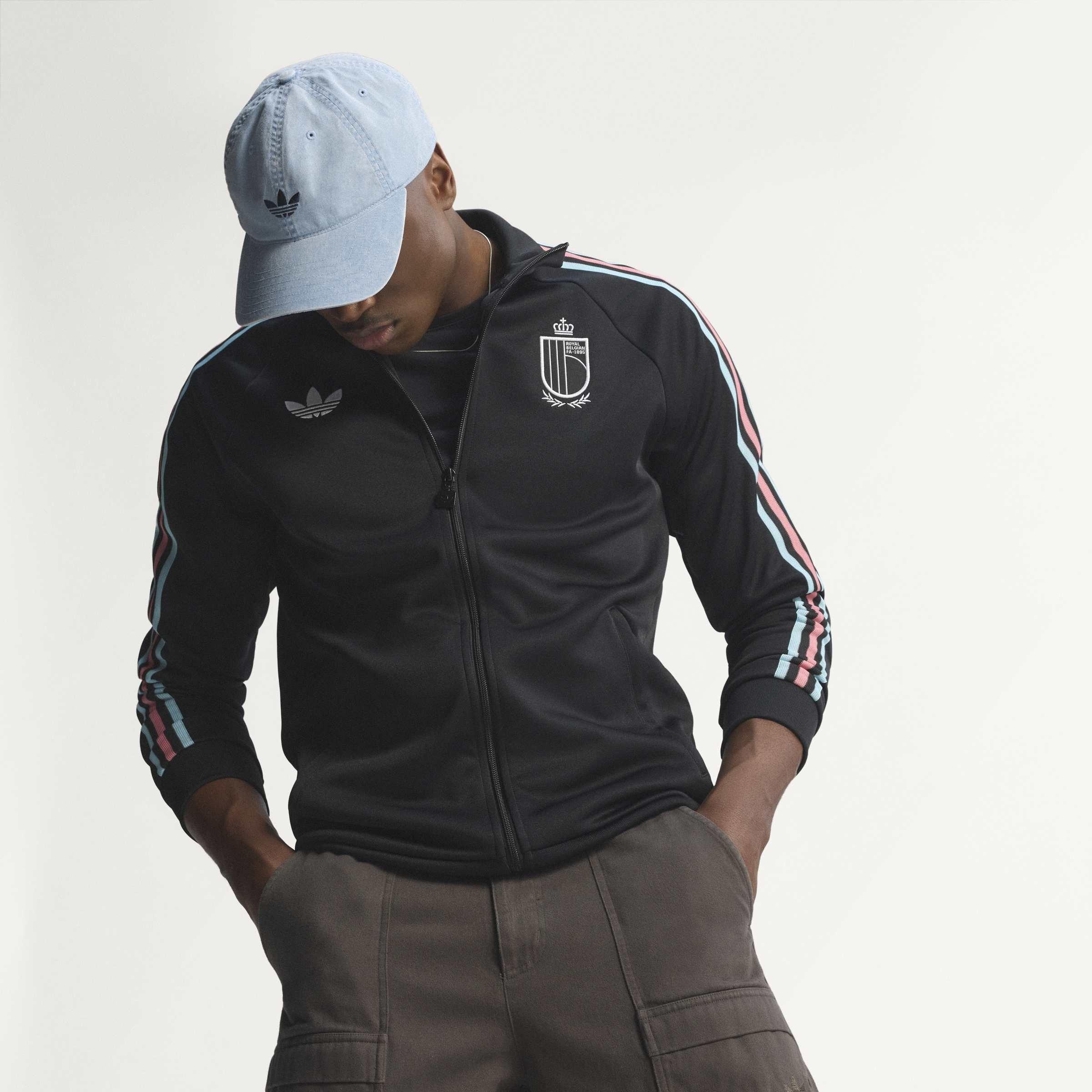 Zwart/Rood - adidas - Belgium Track Top World Cup ™ 2026 Adults - 12