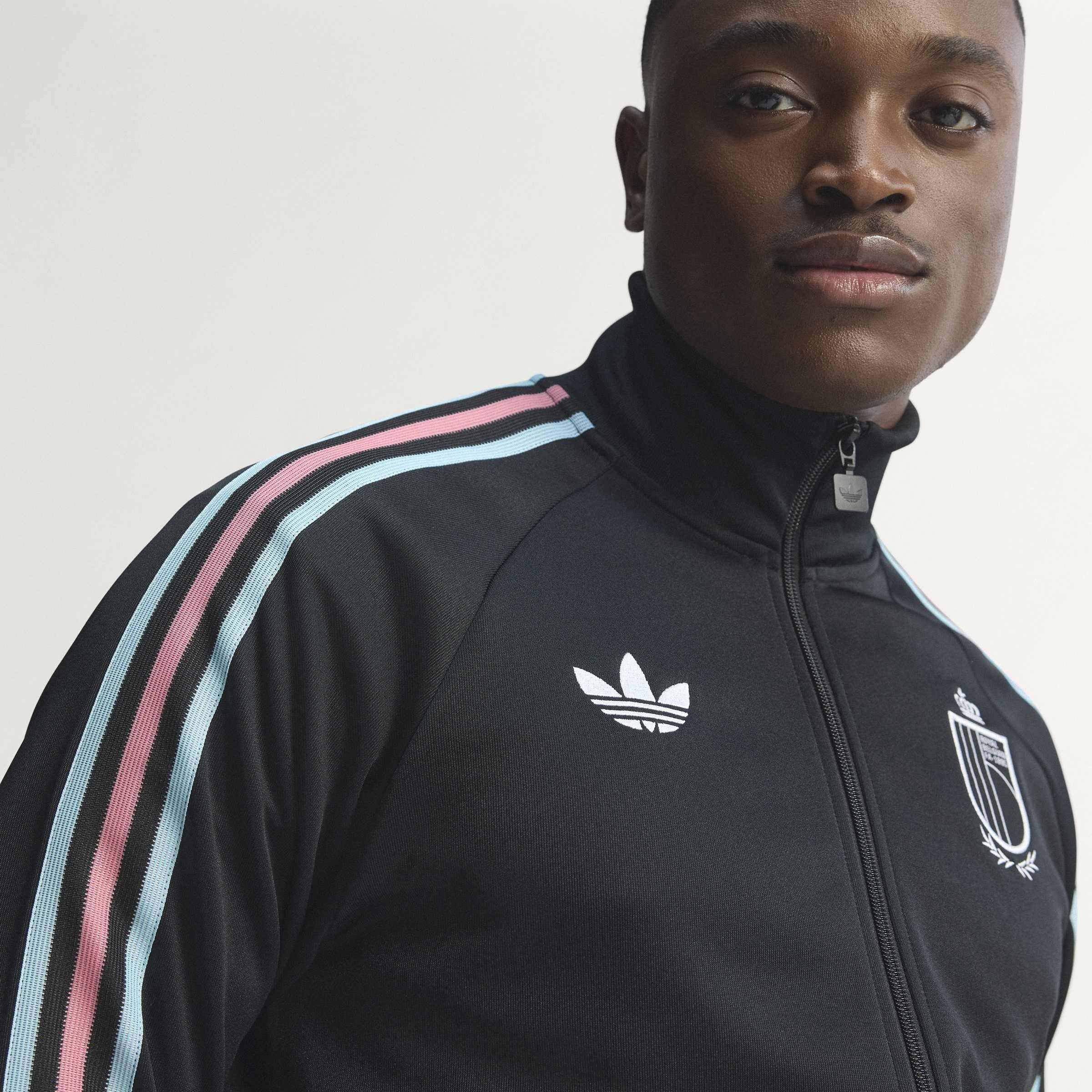 Zwart/Rood - adidas - Belgium Track Top World Cup ™ 2026 Adults - 14