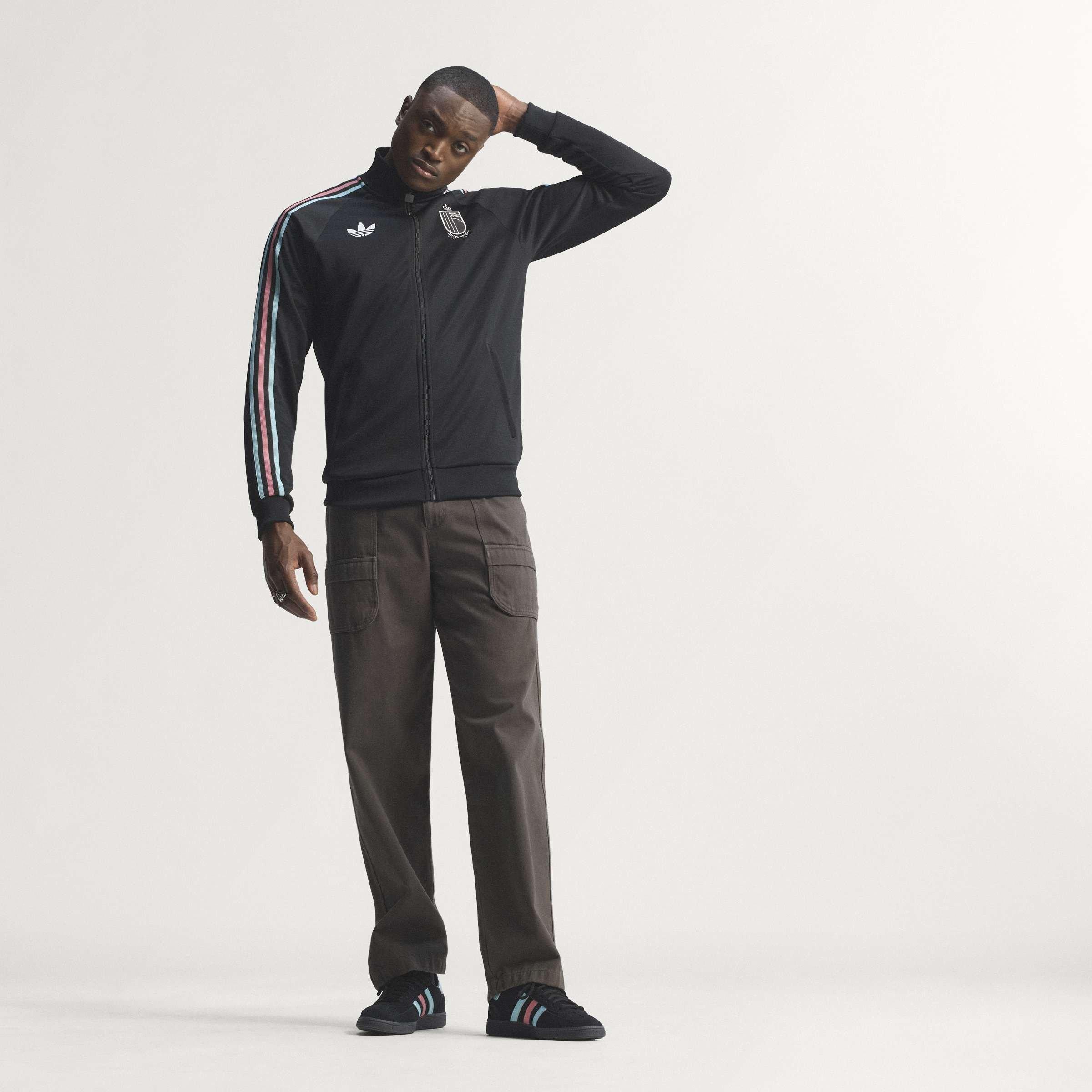 Zwart/Rood - adidas - Belgium Track Top World Cup ™ 2026 Adults - 7