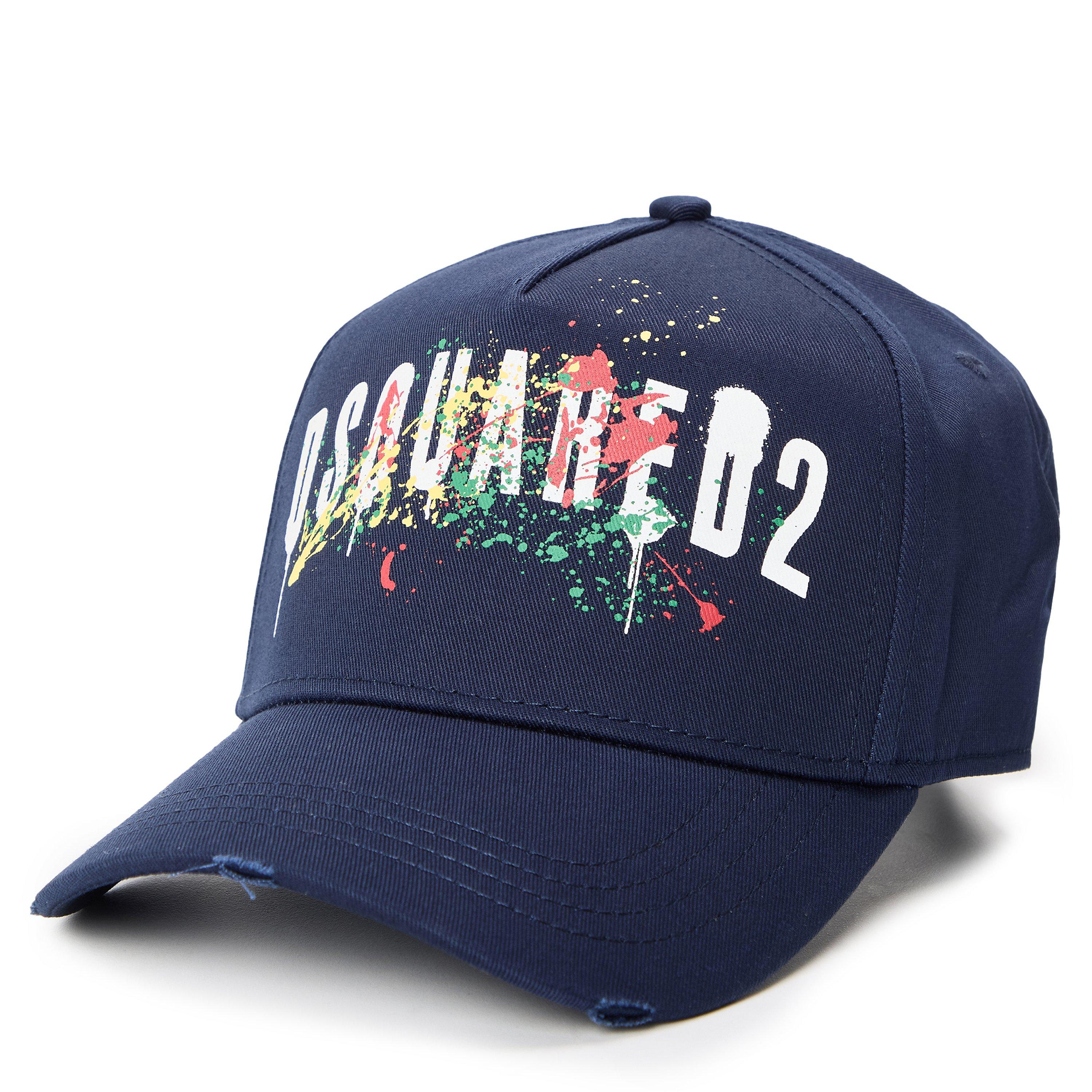 Dsquared2 Men's Navy Dsq Splat Cap Sn62