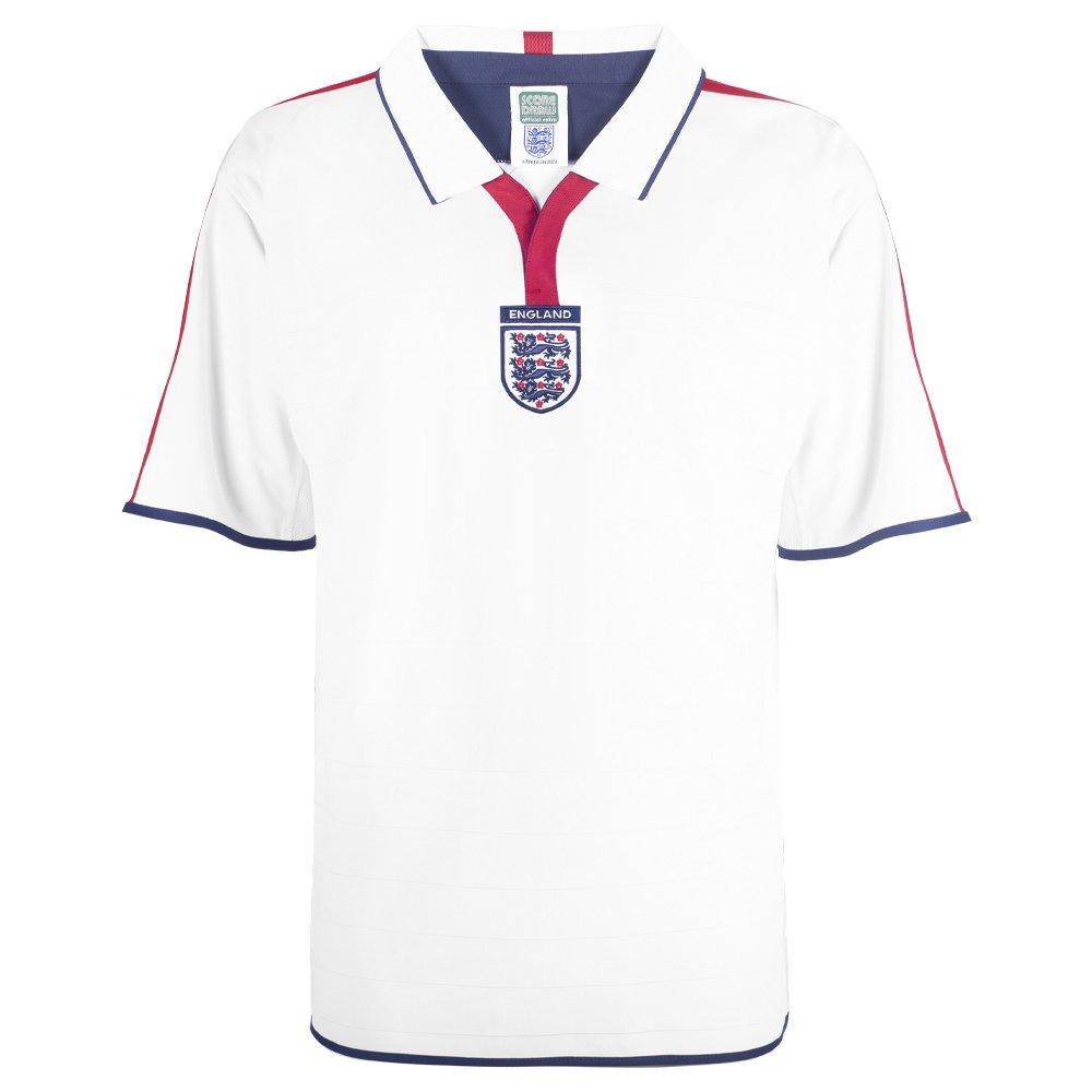 White - Score Draw - England Home Shirt 2004 Adults - 1