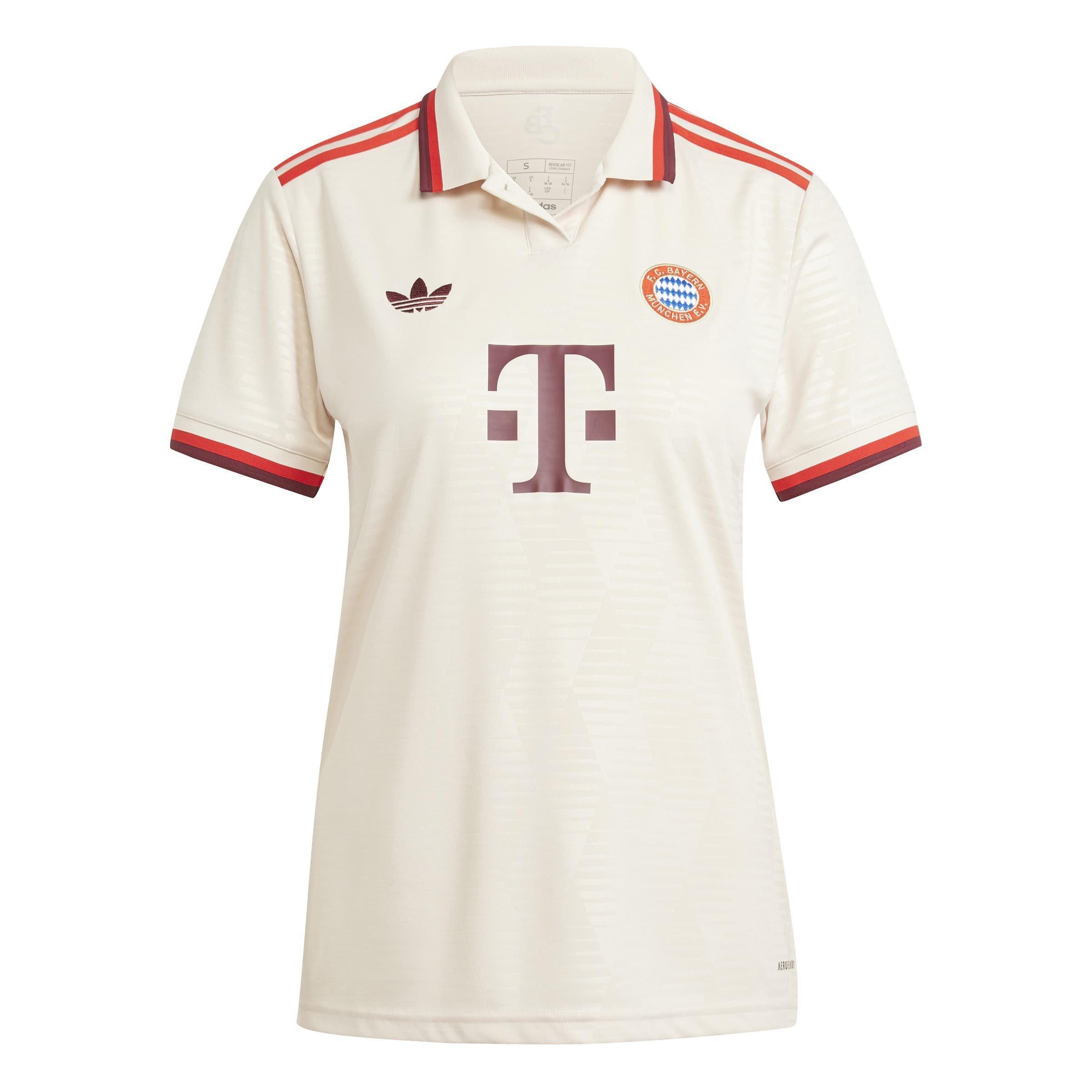 Adidas Women's Bayern Munich Third Shirt 2024 2025 - Linen - 18 (XXL)
