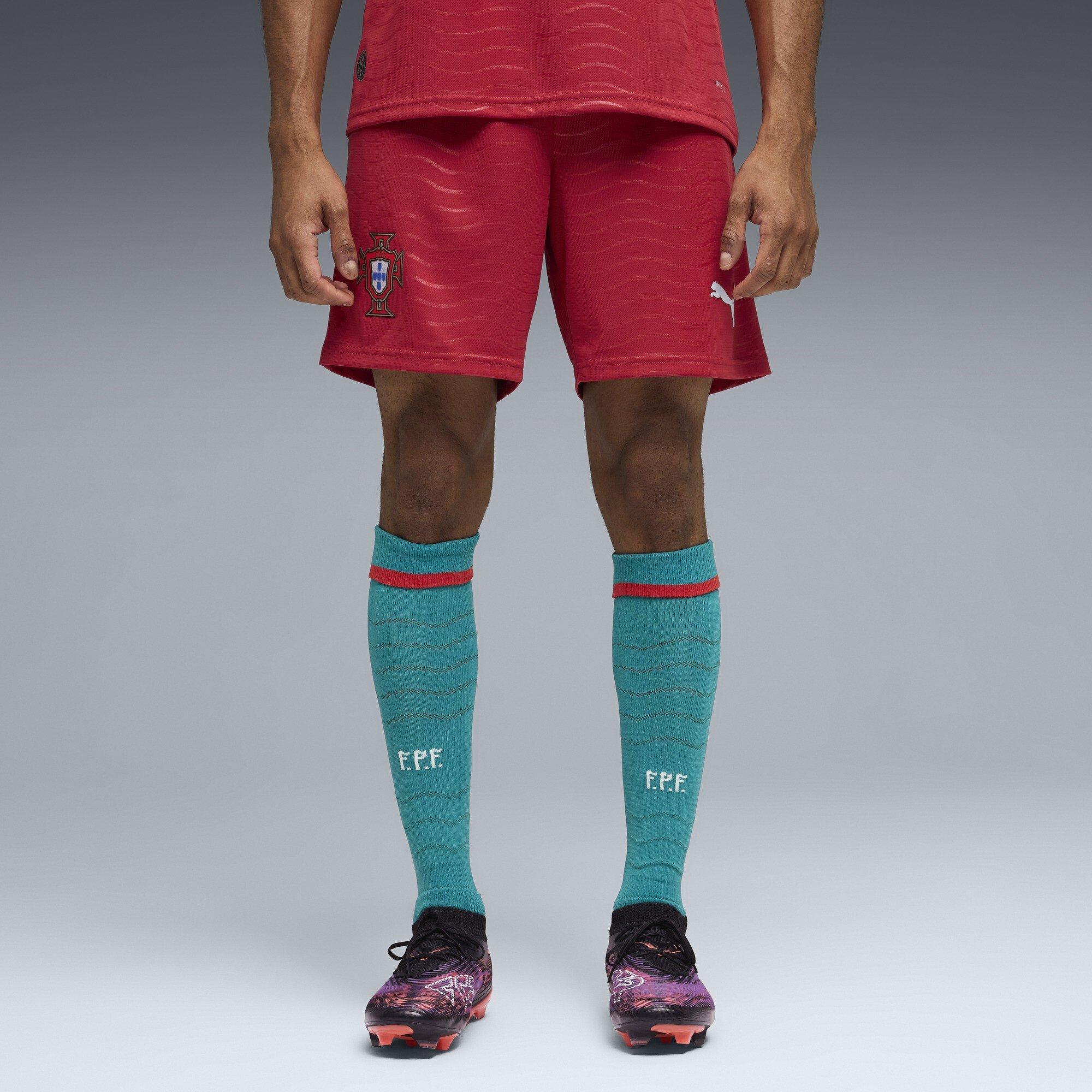 Red/Green - Puma - PUMA Portugal Home Shorts 2026 - 3