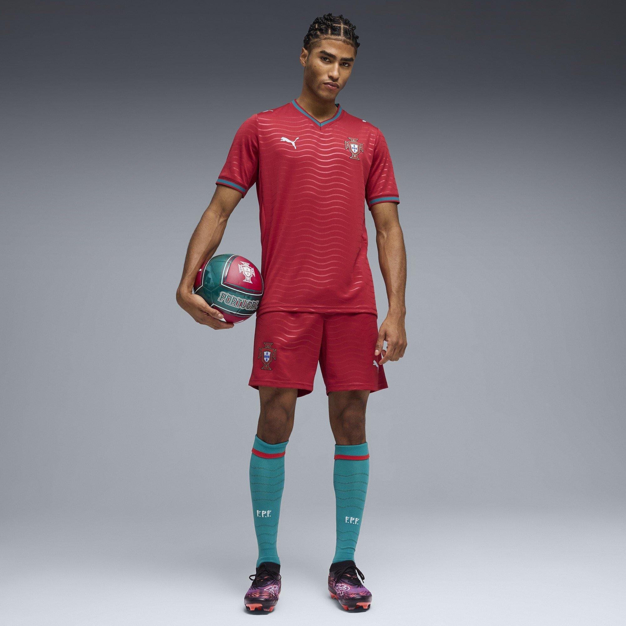 Red/Green - Puma - PUMA Portugal Home Shorts 2026 - 5