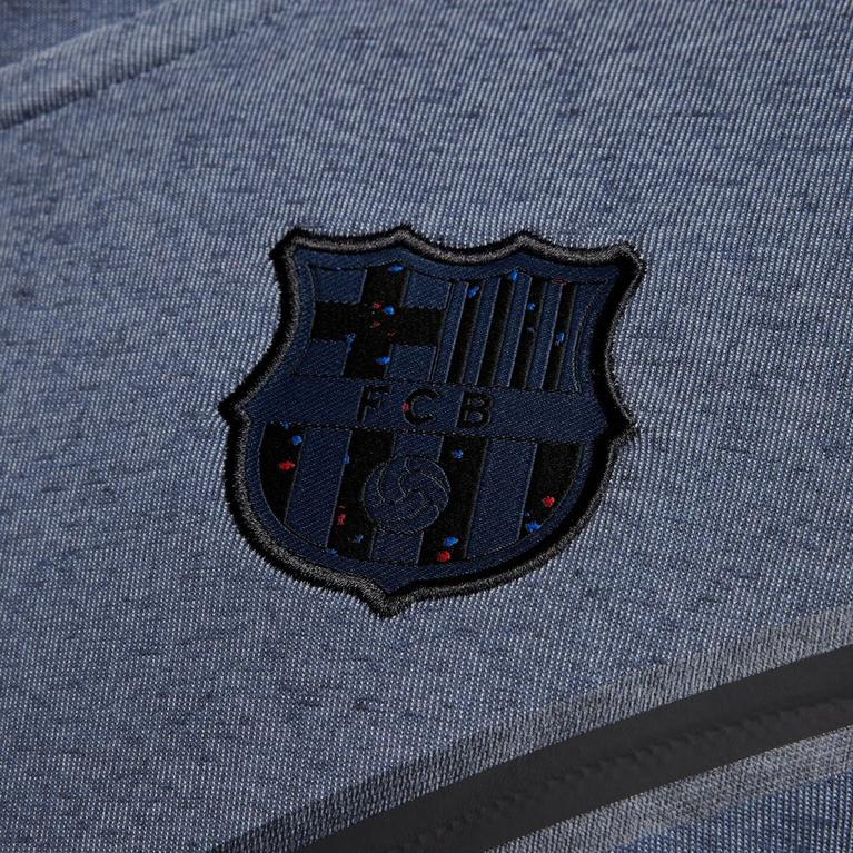 Bleu/Noir - Nike - FC Barcelona Tech Fleece Windrunner Third Men's  Soccer Full-Zip Hoodie - 5