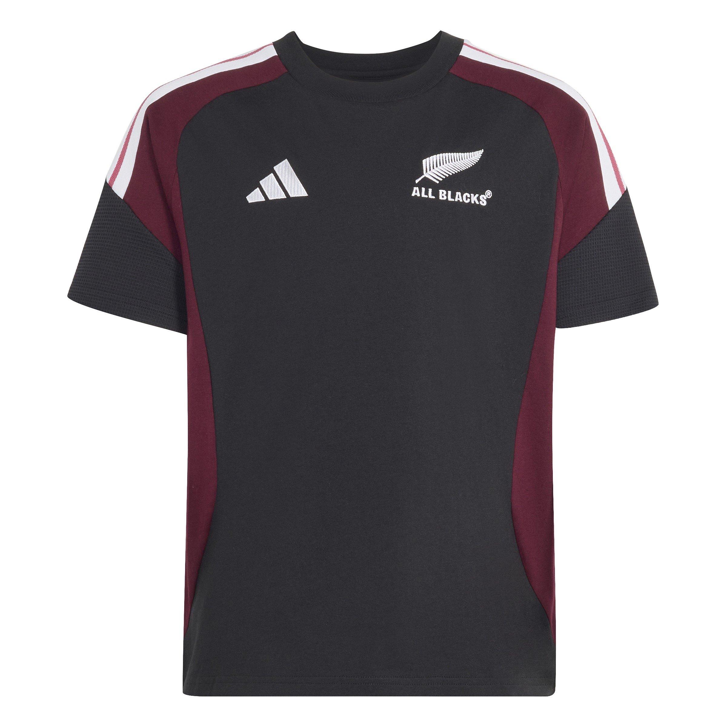 Sort/Maroon - adidas - Kids' Cotton Short Sleeve Performance T-Shirt - 1
