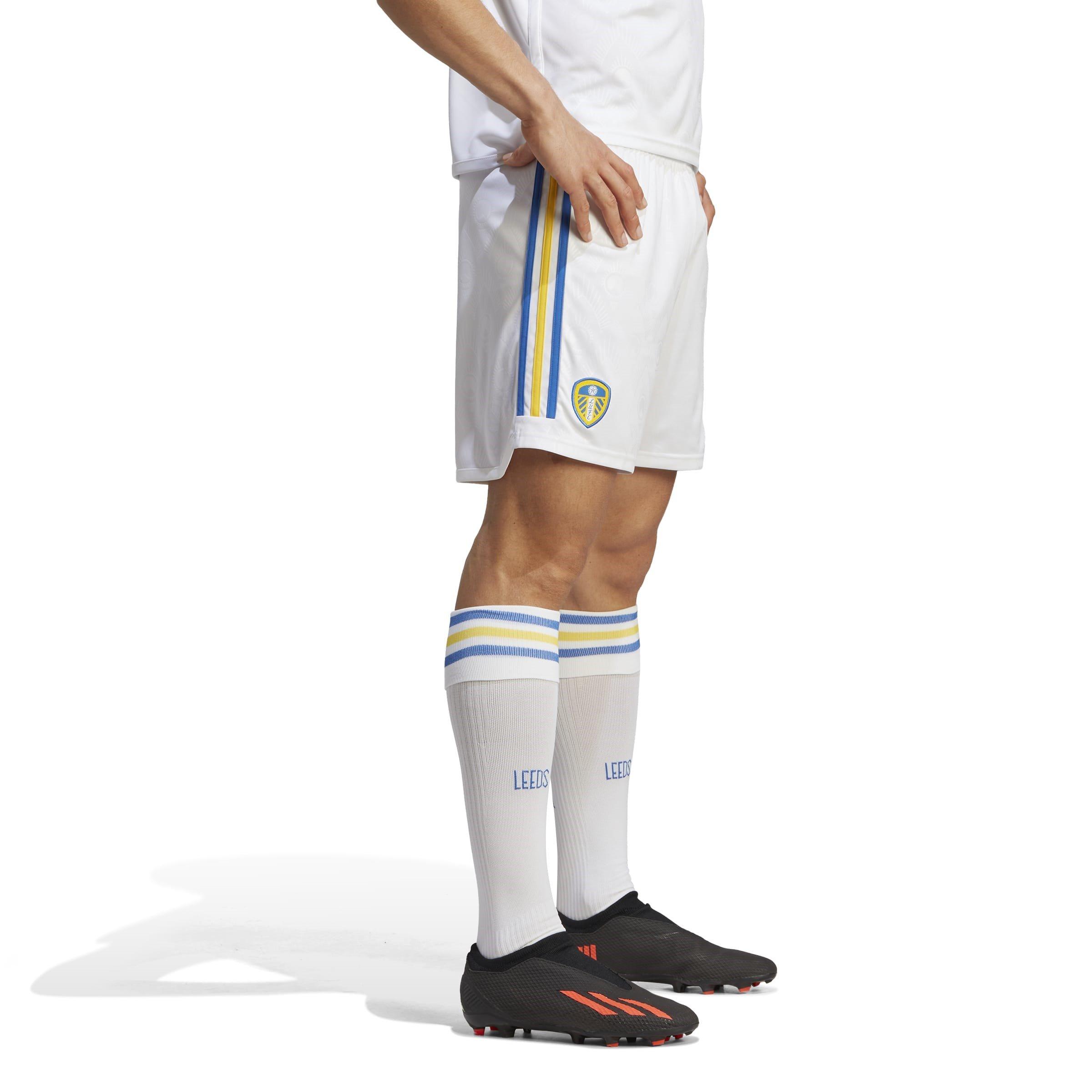 White - adidas - Leeds United Home Shorts 2023 2024 Mens - 2