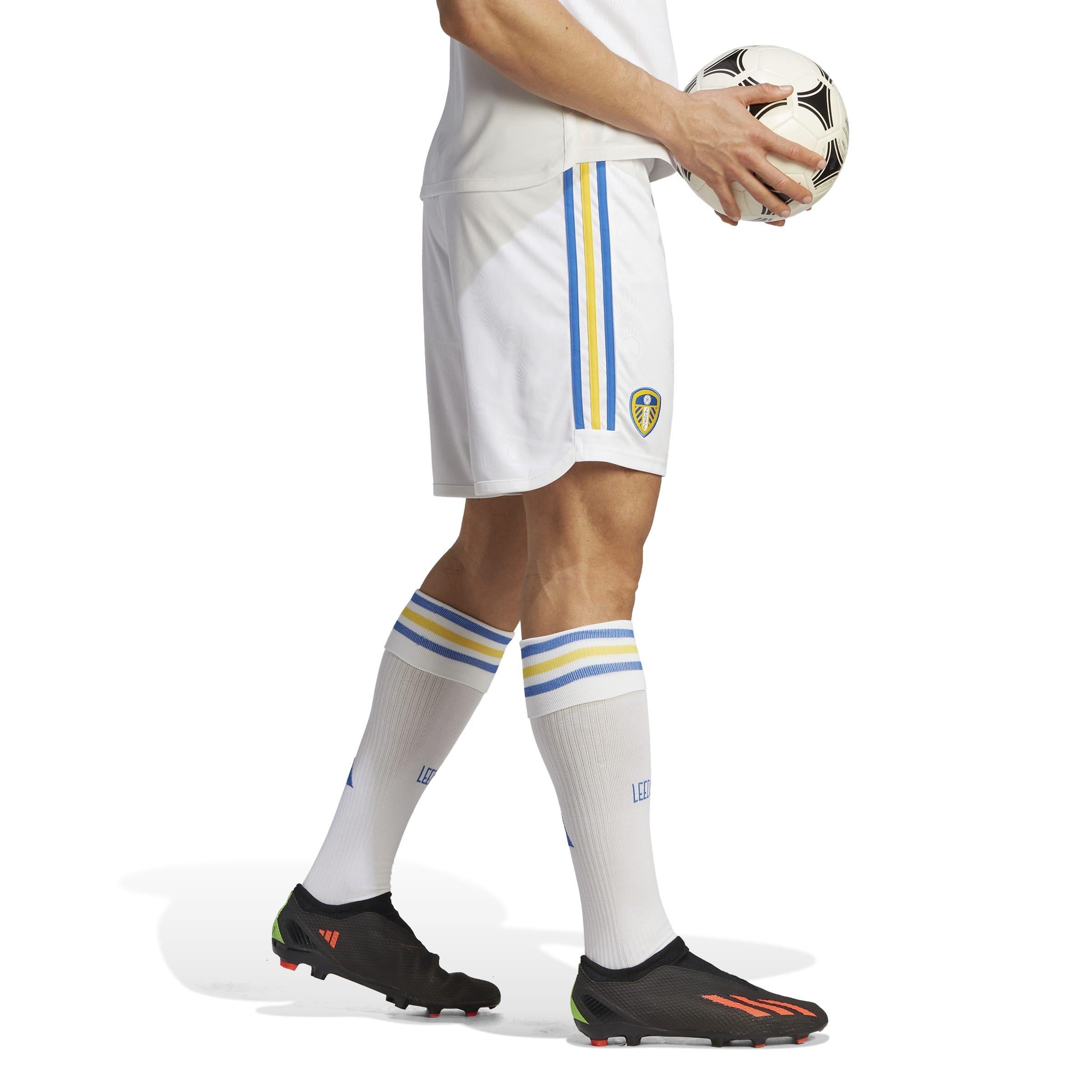 White - adidas - Leeds United Home Shorts 2023 2024 Mens - 4