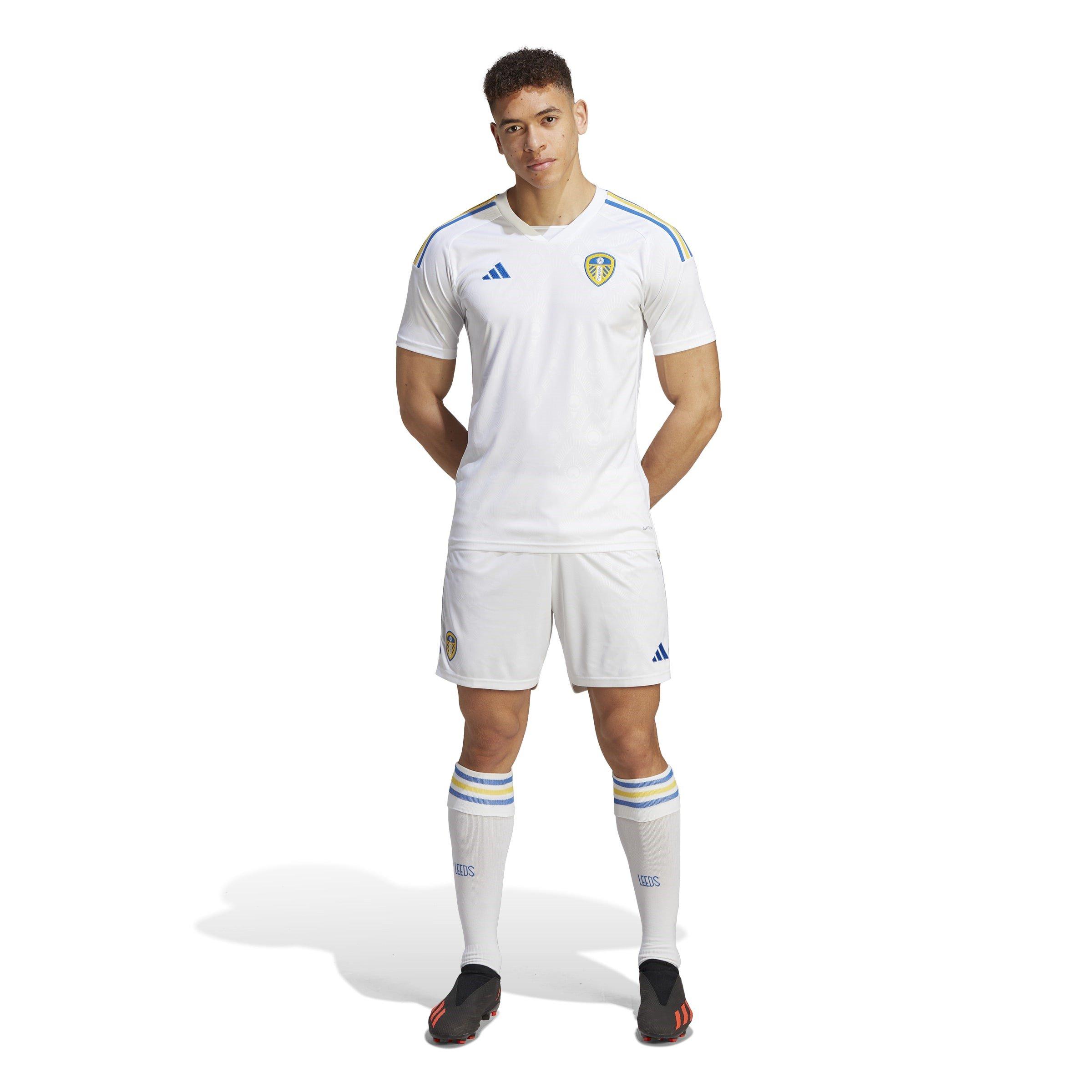 White - adidas - Leeds United Home Shorts 2023 2024 Mens - 7