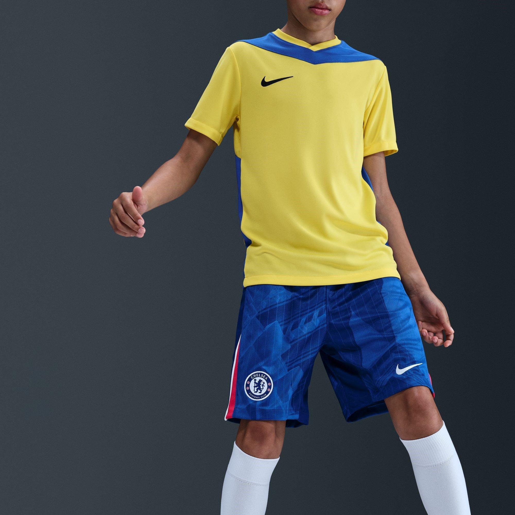 Blue/White - Nike - Chelsea Home Shorts 2025 2026 Juniors - 10