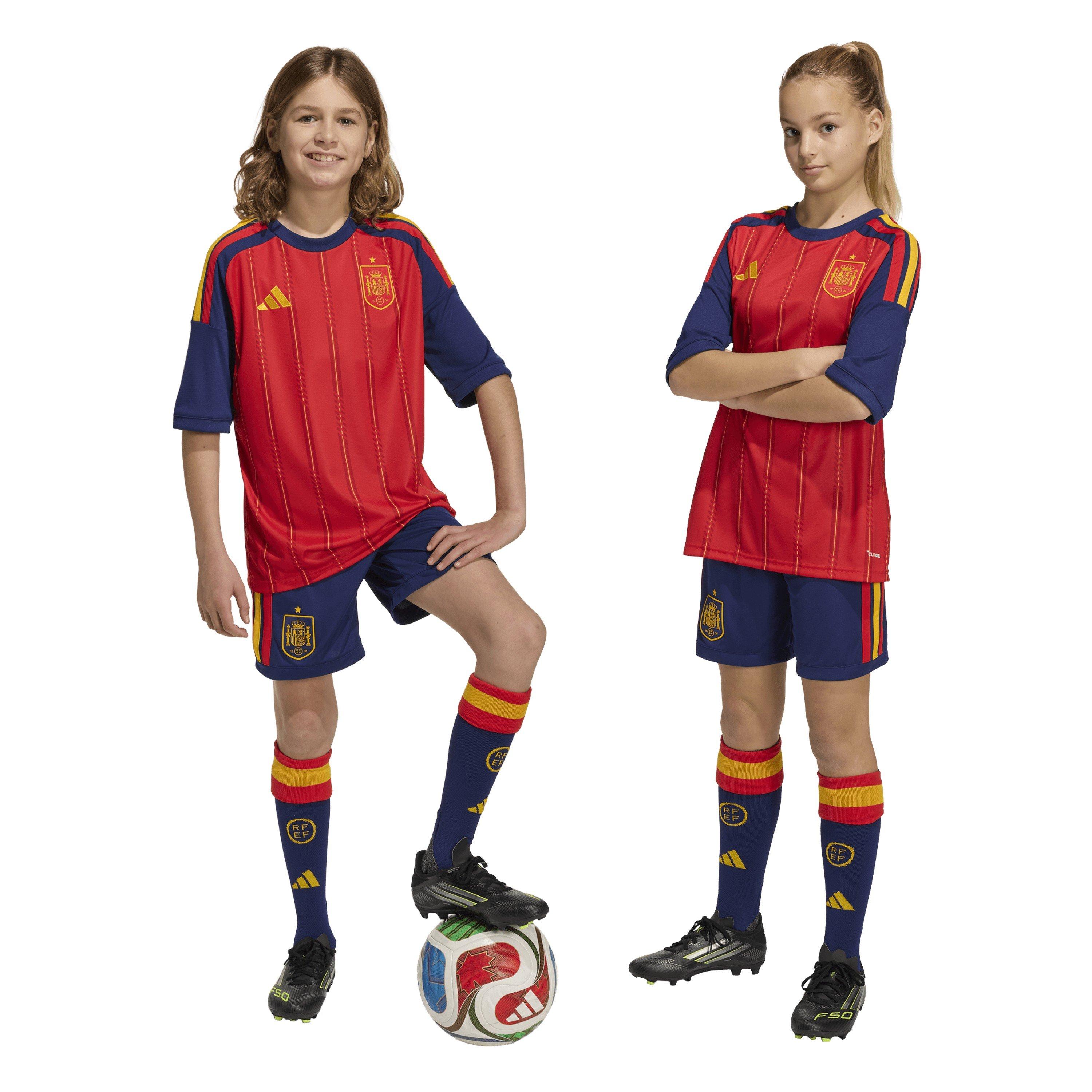 Blue/Red - adidas - Spain Home Shirt World Cup 2026 Juniors - 2