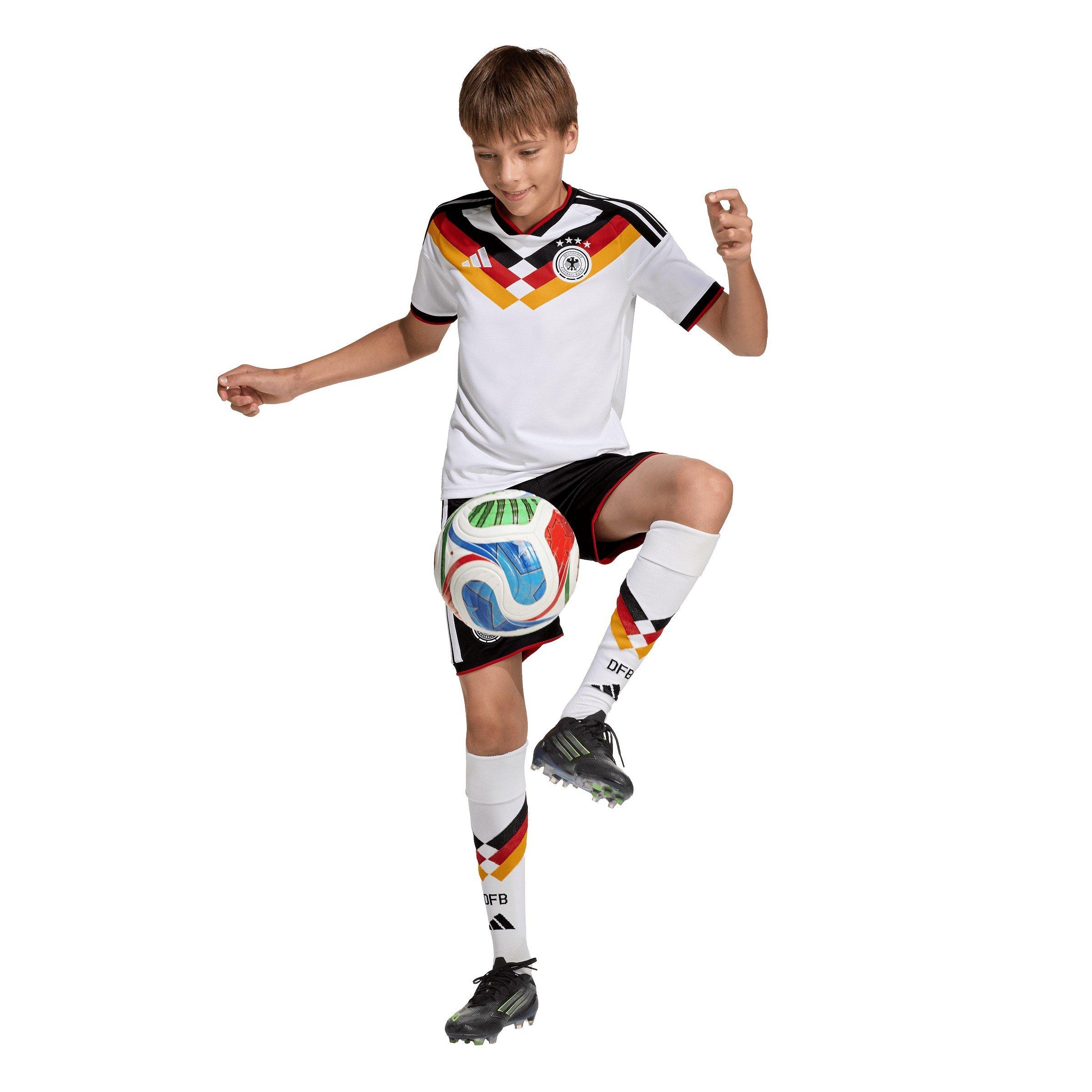 Black/White - adidas - Germany Home Shirt World Cup 2026 Juniors - 6