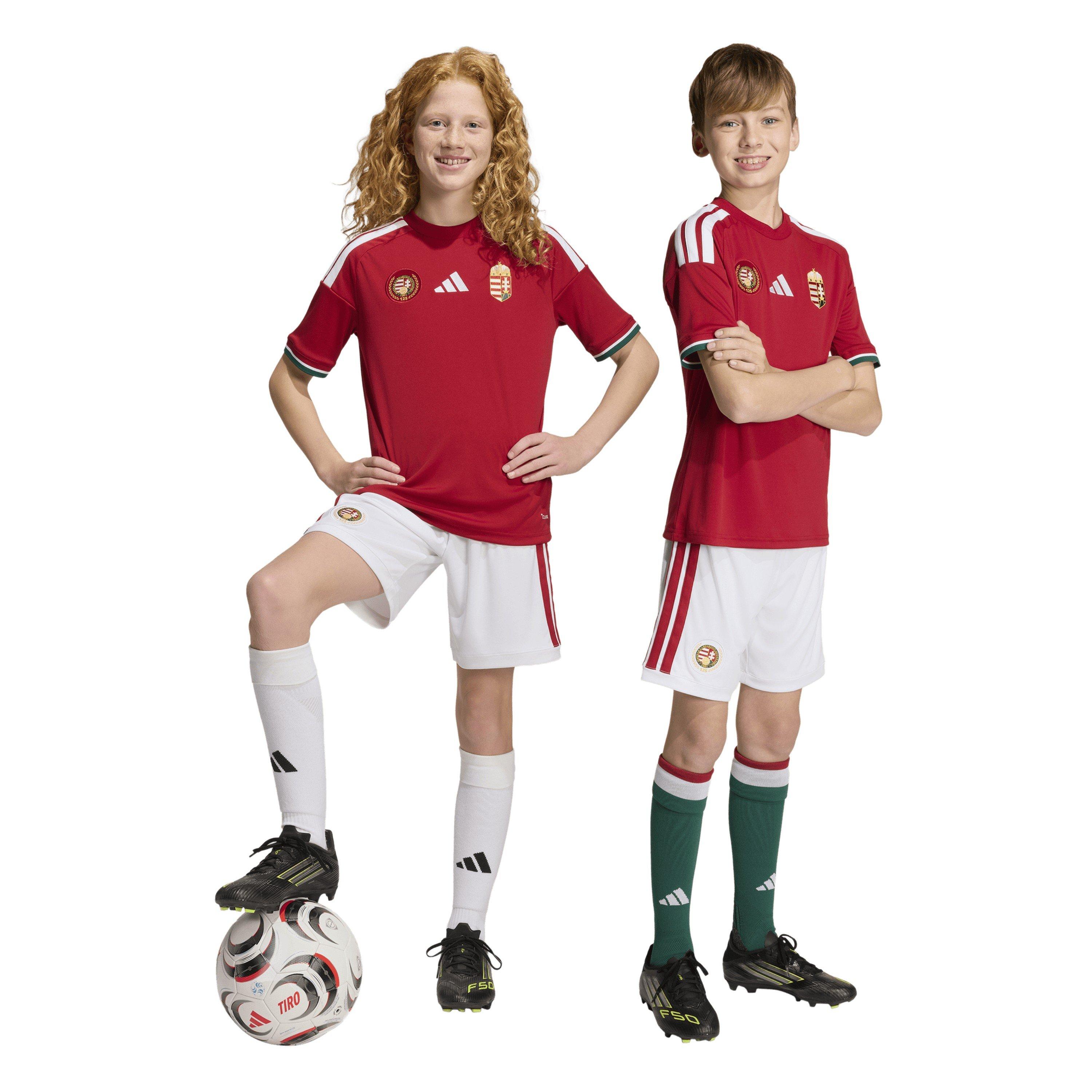 White/Red - adidas - Hungary Home Shirt World Cup 2026 Juniors - 2
