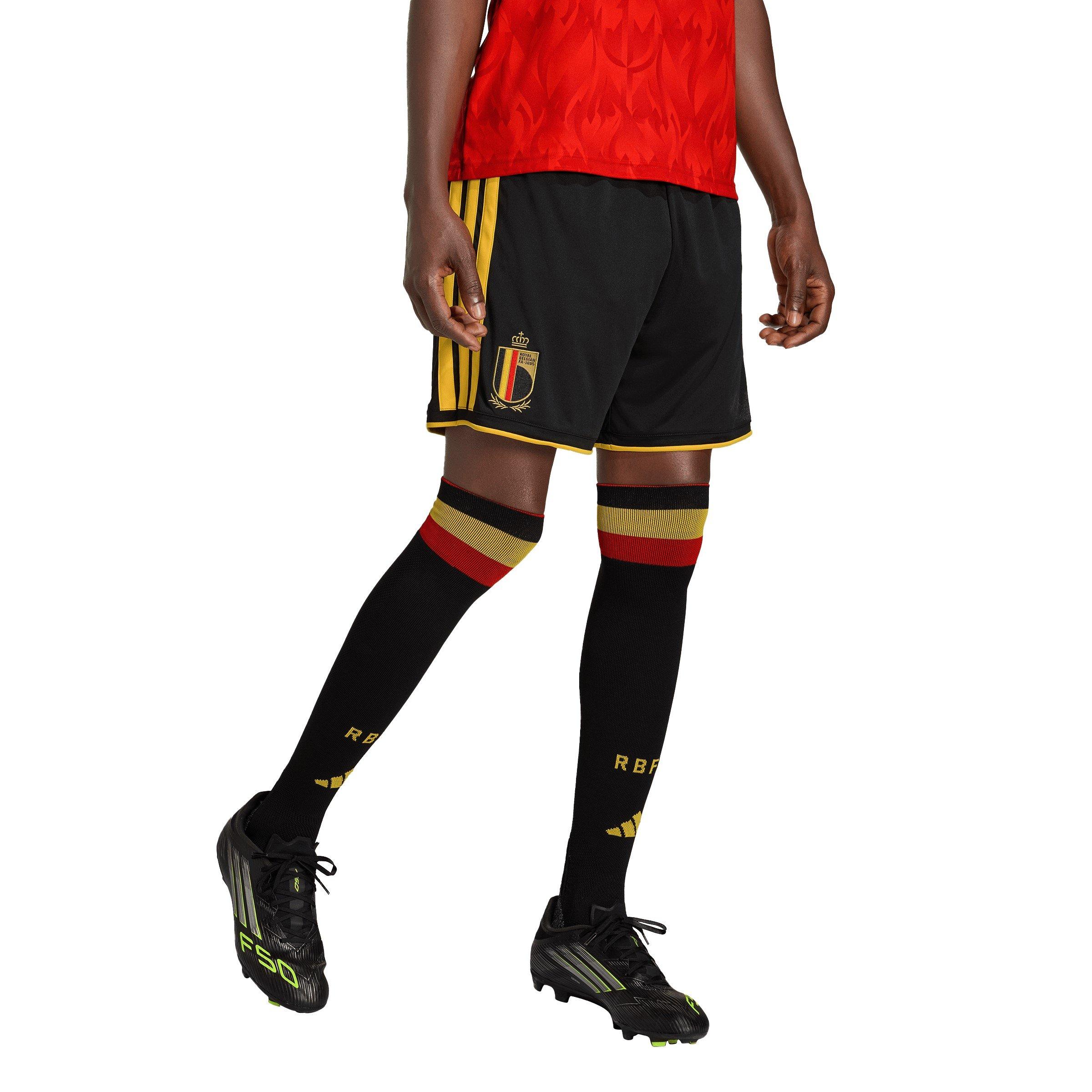 Adidas Men's Belgium Home Shorts World Cup 2026 - Black/Gold - M