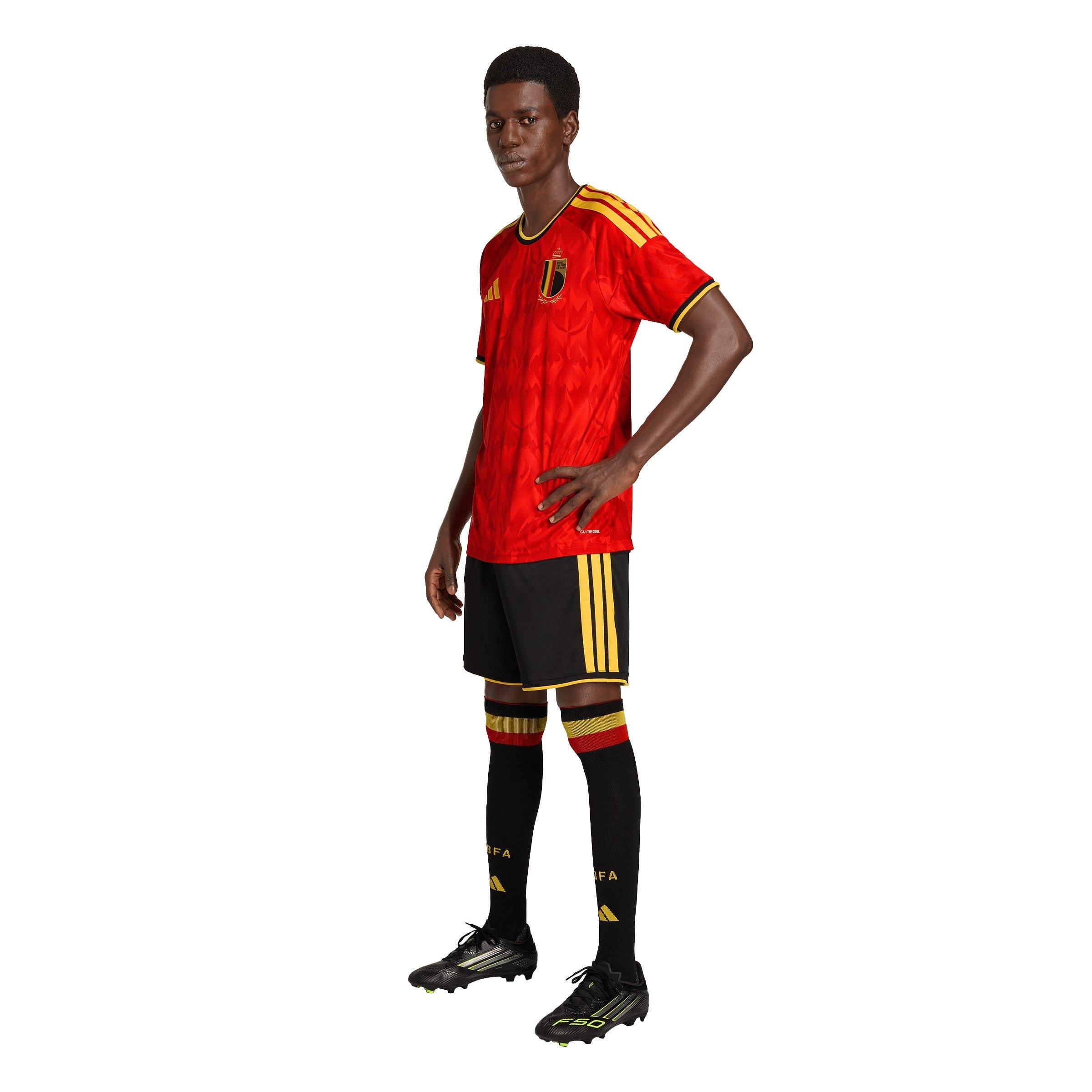 Black/Gold - adidas - Belgium Home Shorts World Cup 2026 Mens - 3