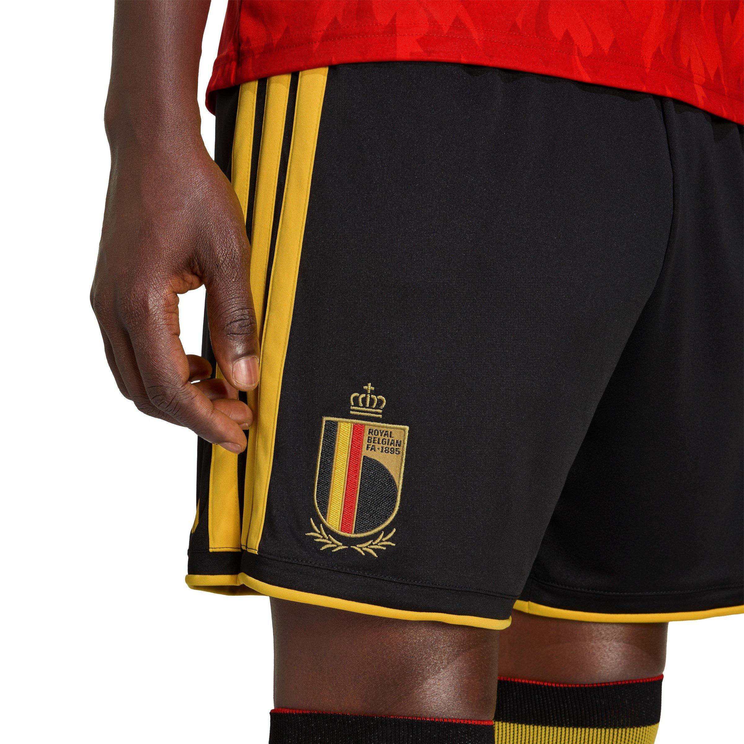 Black/Gold - adidas - Belgium Home Shorts World Cup 2026 Mens - 4